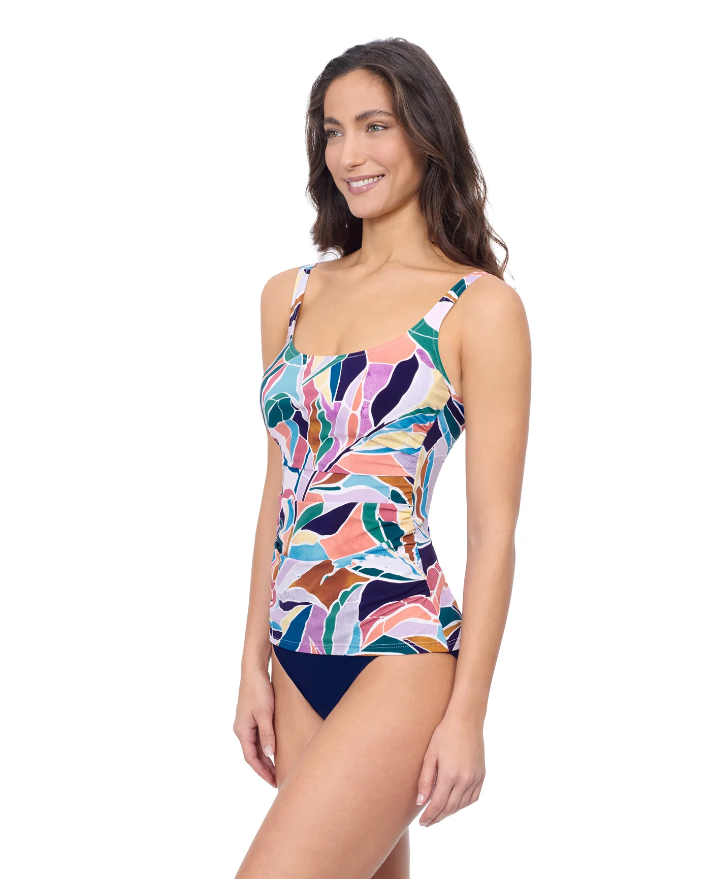 Aura Square Neck D Cup Tankini - Image 3