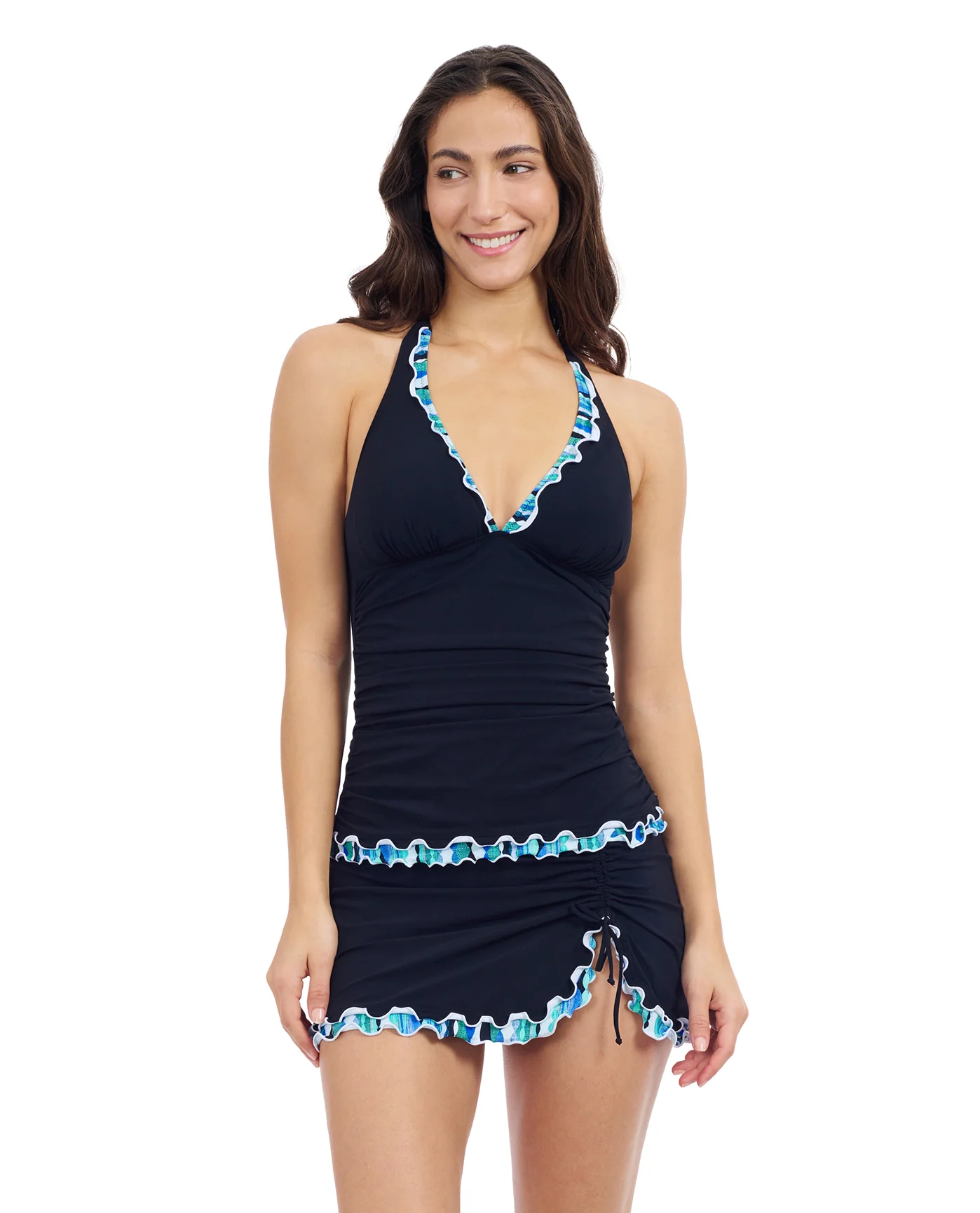 Profile By Gottex Bachata V Neck Halter Tankini - Image 5
