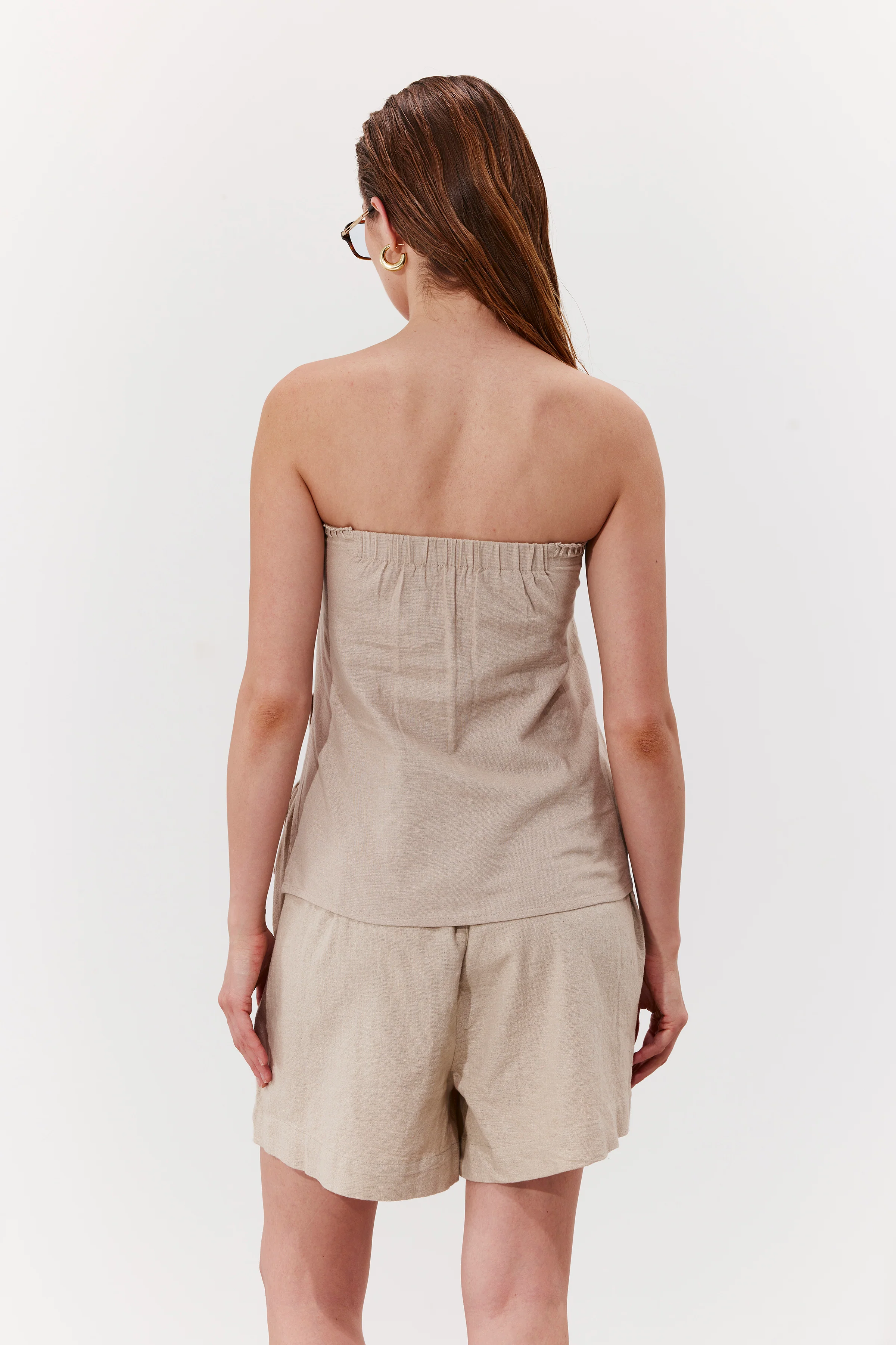 Bali Escape Bandeau Top Cover-Up-Natural - Image 2