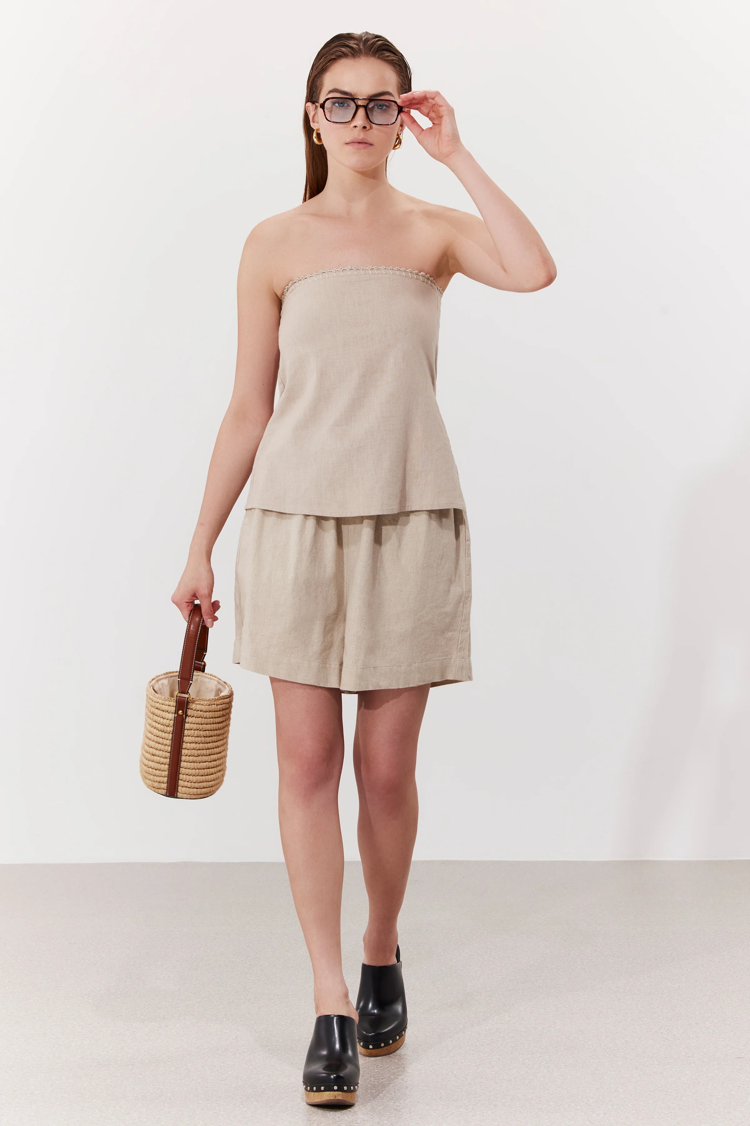 Bali Escape Bandeau Top Cover-Up-Natural - Image 6