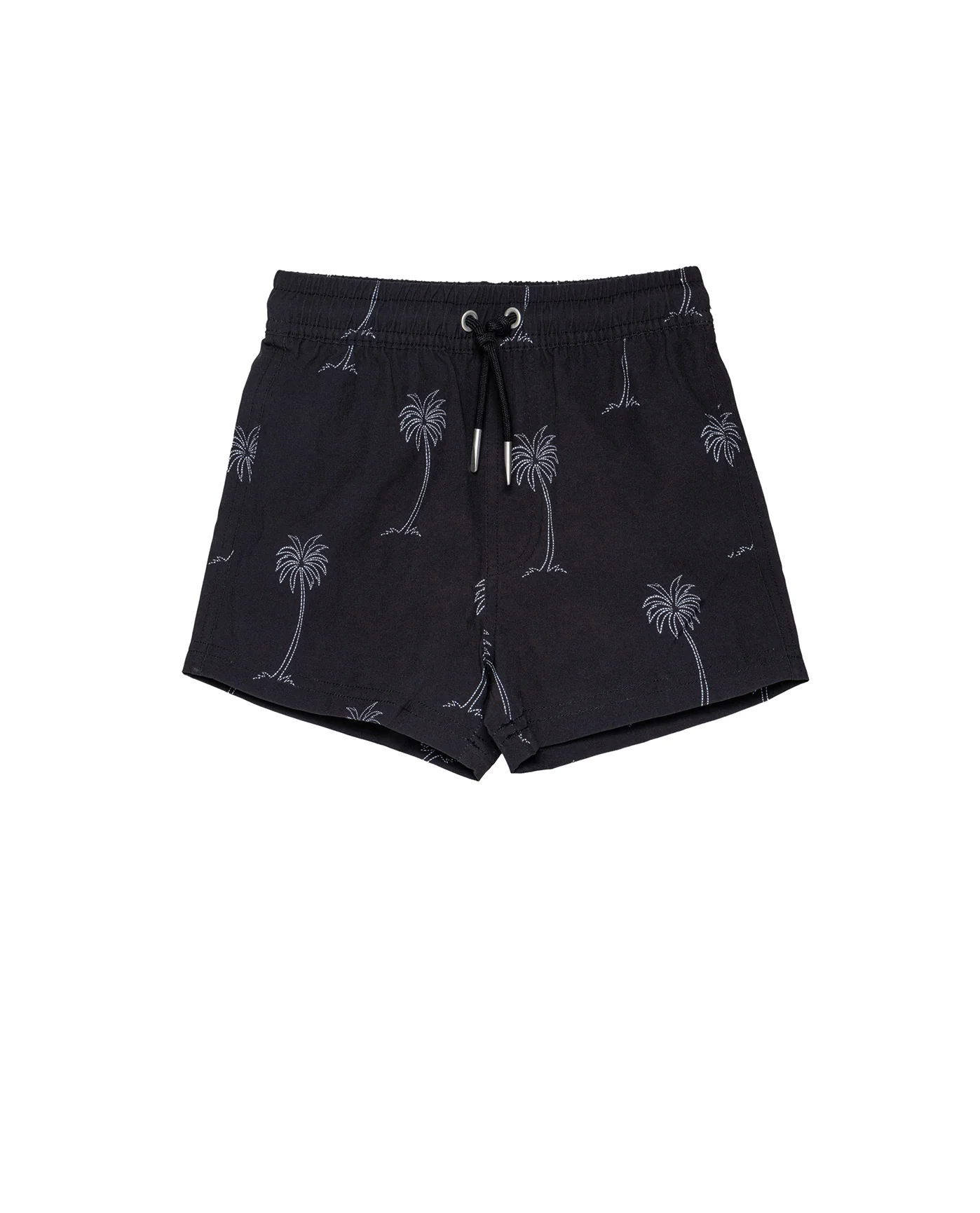 Beach Bound 5" Swim Trunks-Blk/wh - Image 4