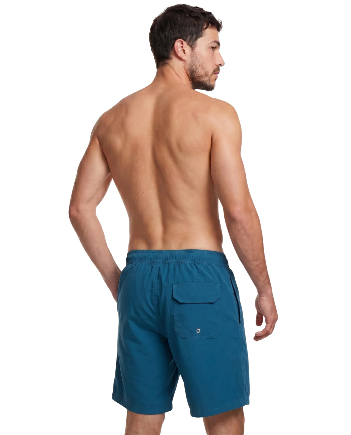 Beach Bound 7" Swim Trunks-Denim - Image 2