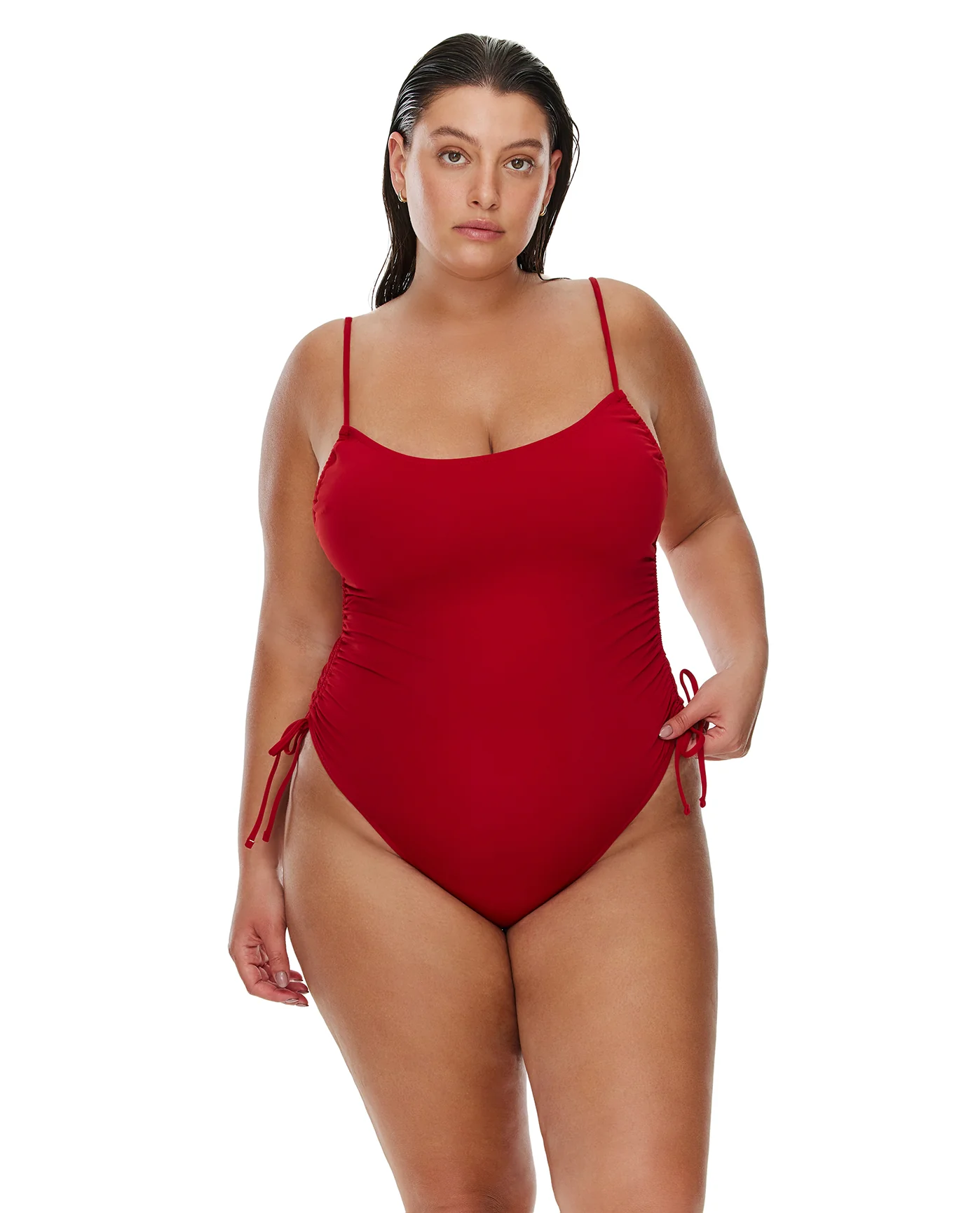 Beach Time Adjustable One Piece -Red - Image 4