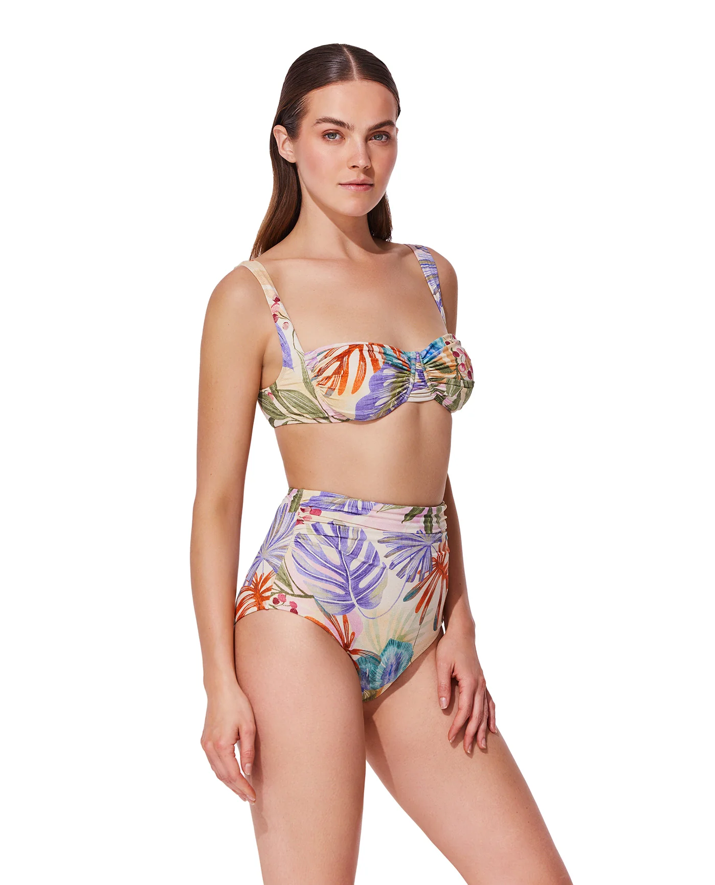 Cherry Blossom Underwire Bikini Top -Multi - Image 3