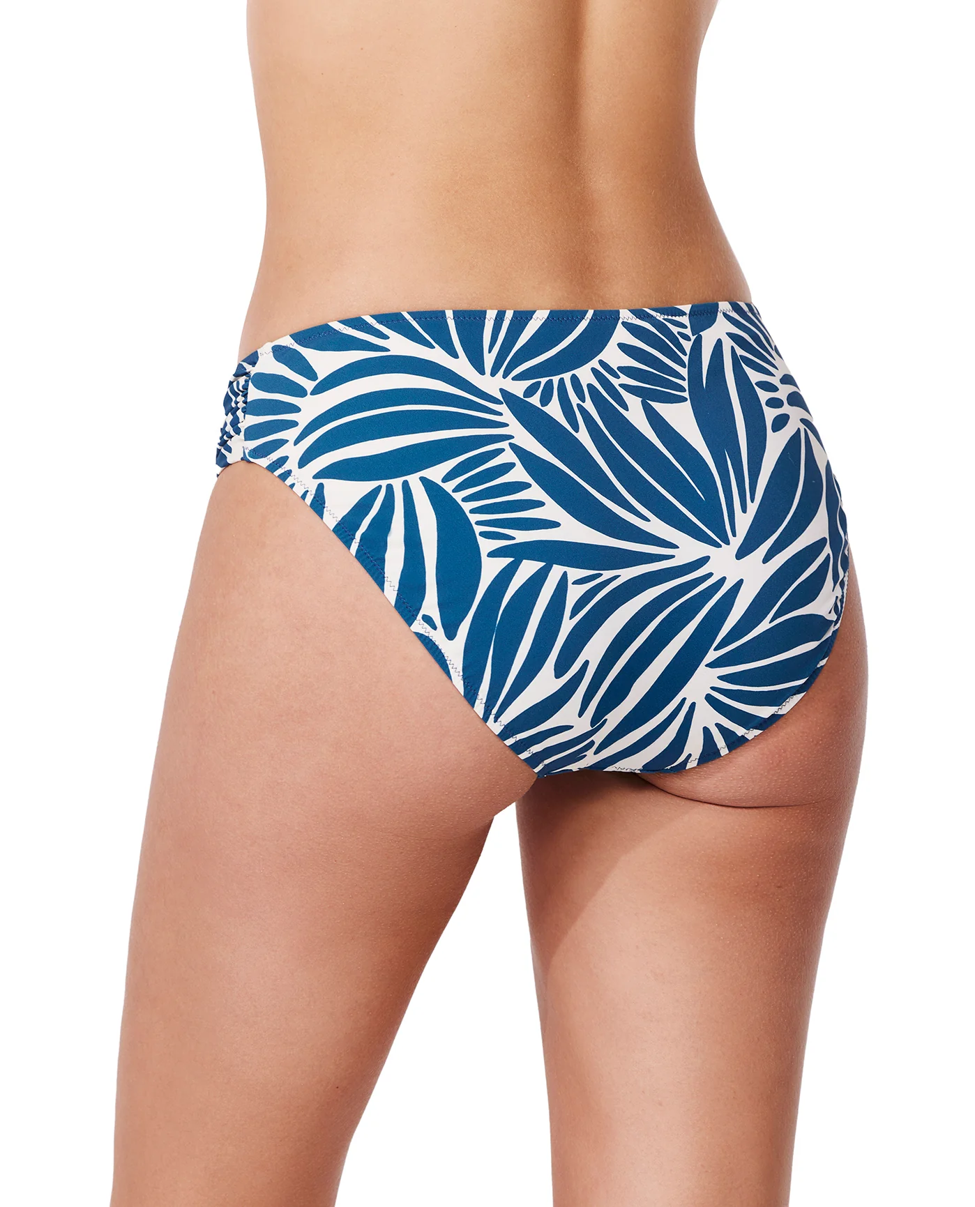 Comeback Mid Rise Swim Bottom -Petr/whi - Image 2