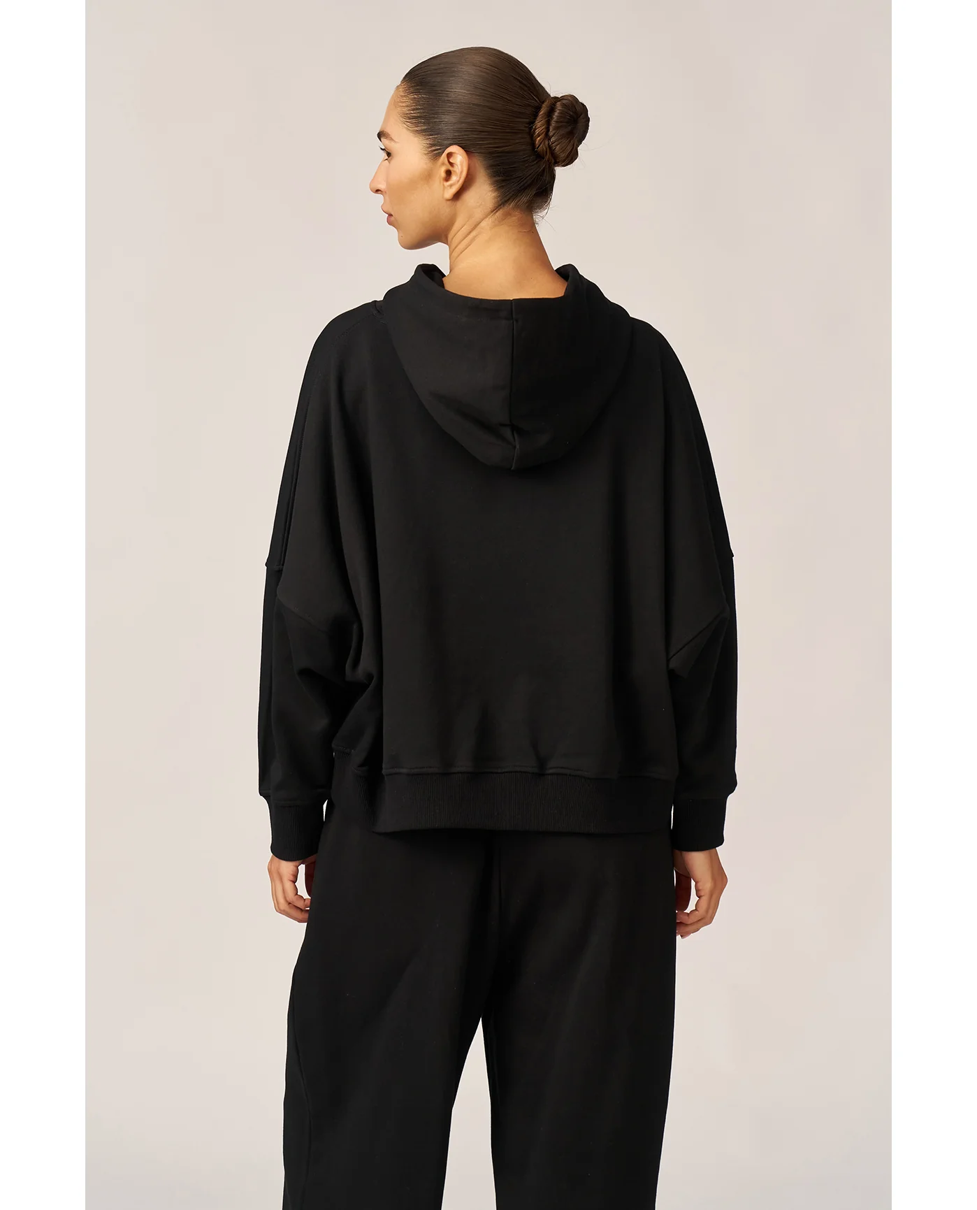 Cozy Coast Airport Hooded Sweatshirt -Black - Image 2