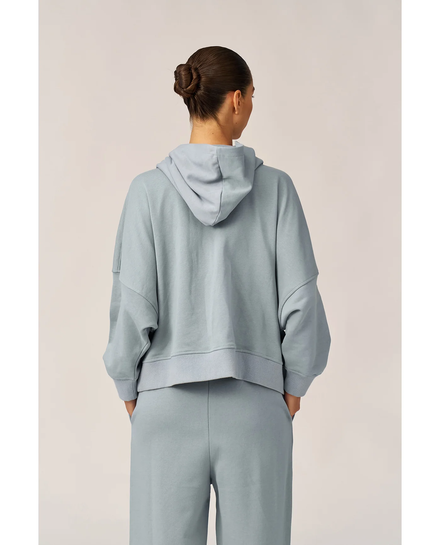 Cozy Coast Airport Hooded Sweatshirt -Light blue - Image 2