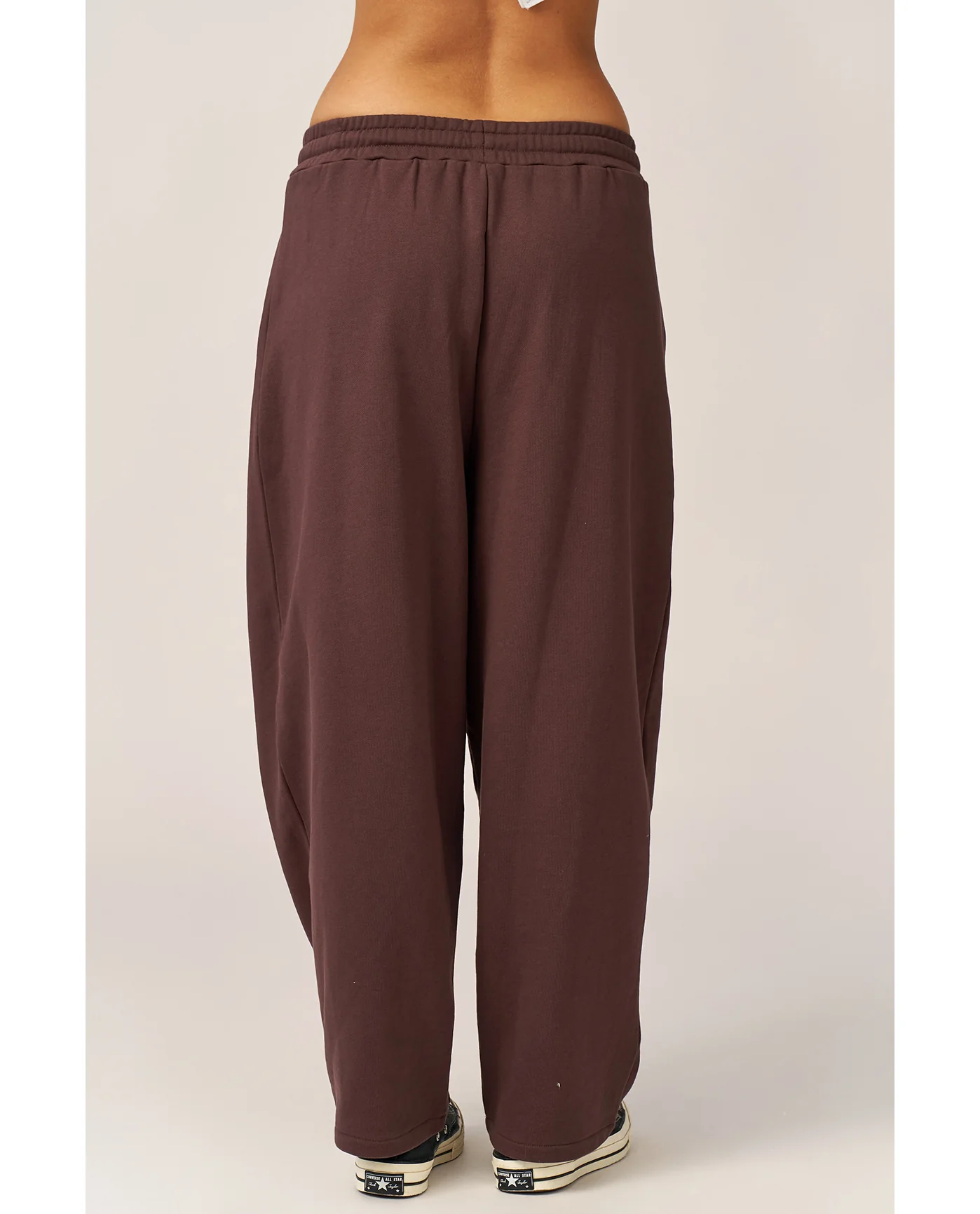 Cozy Coast Airport Princess Seam Sweatpants-Brown - Image 2