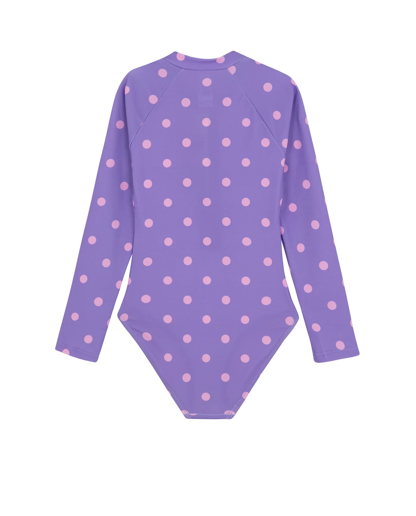 Dot Dot Dot Long Sleeve Zip Front One Piece - Image 2
