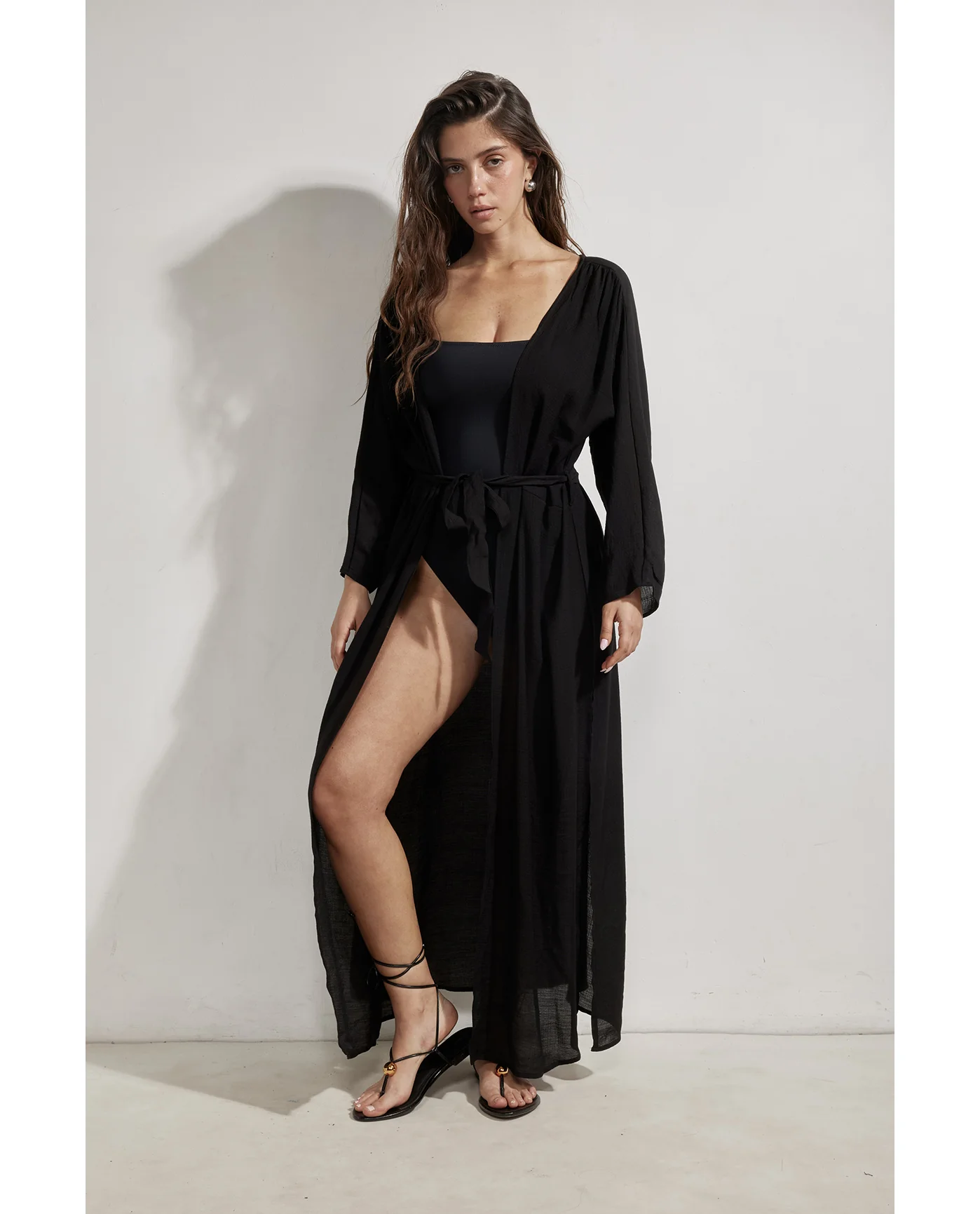 Dreamer Robe Cover-Up-Black - Image 4