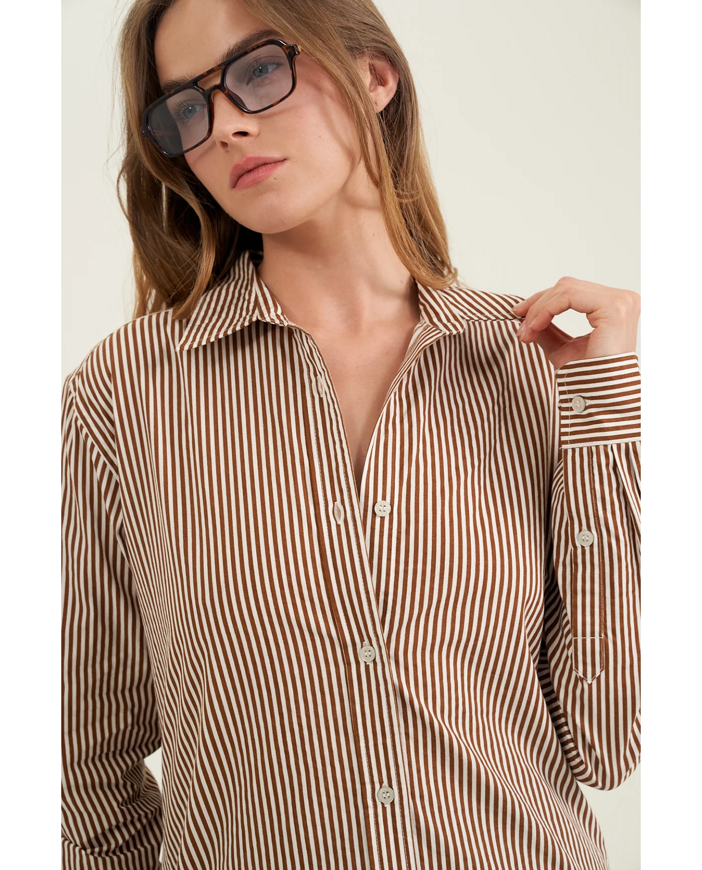 Fitted Cotton Button-Down Shirt - Image 5