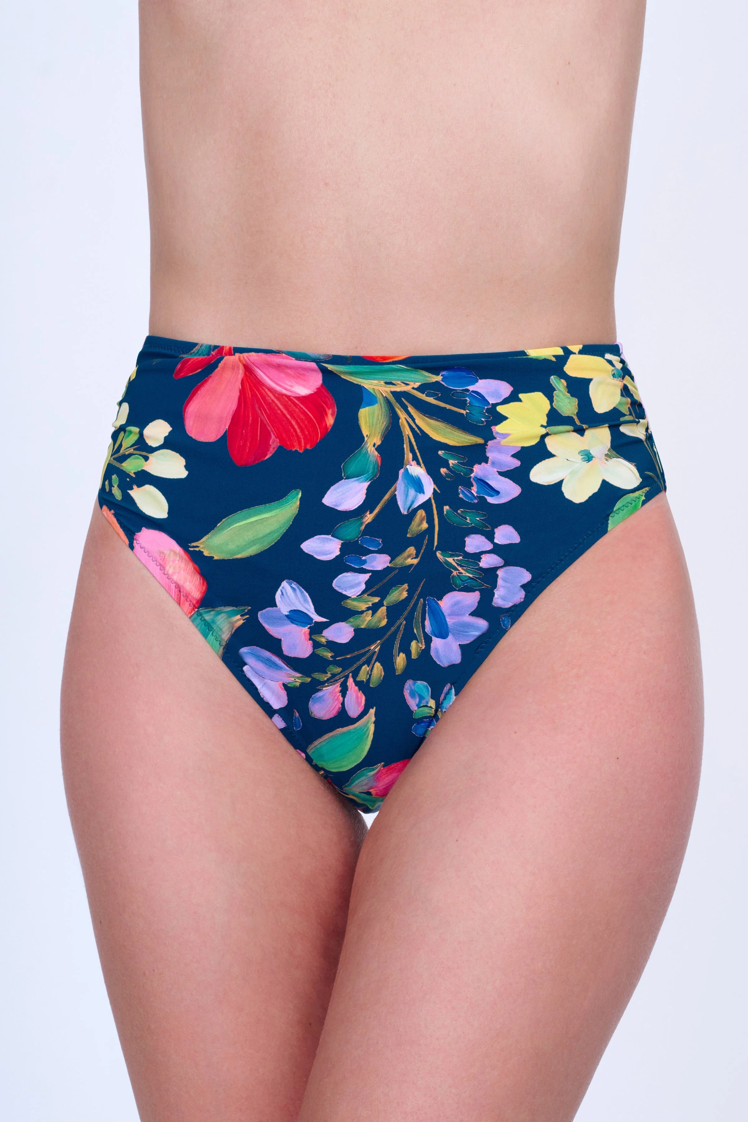 Garden Dream High Waist Bikini Bottom