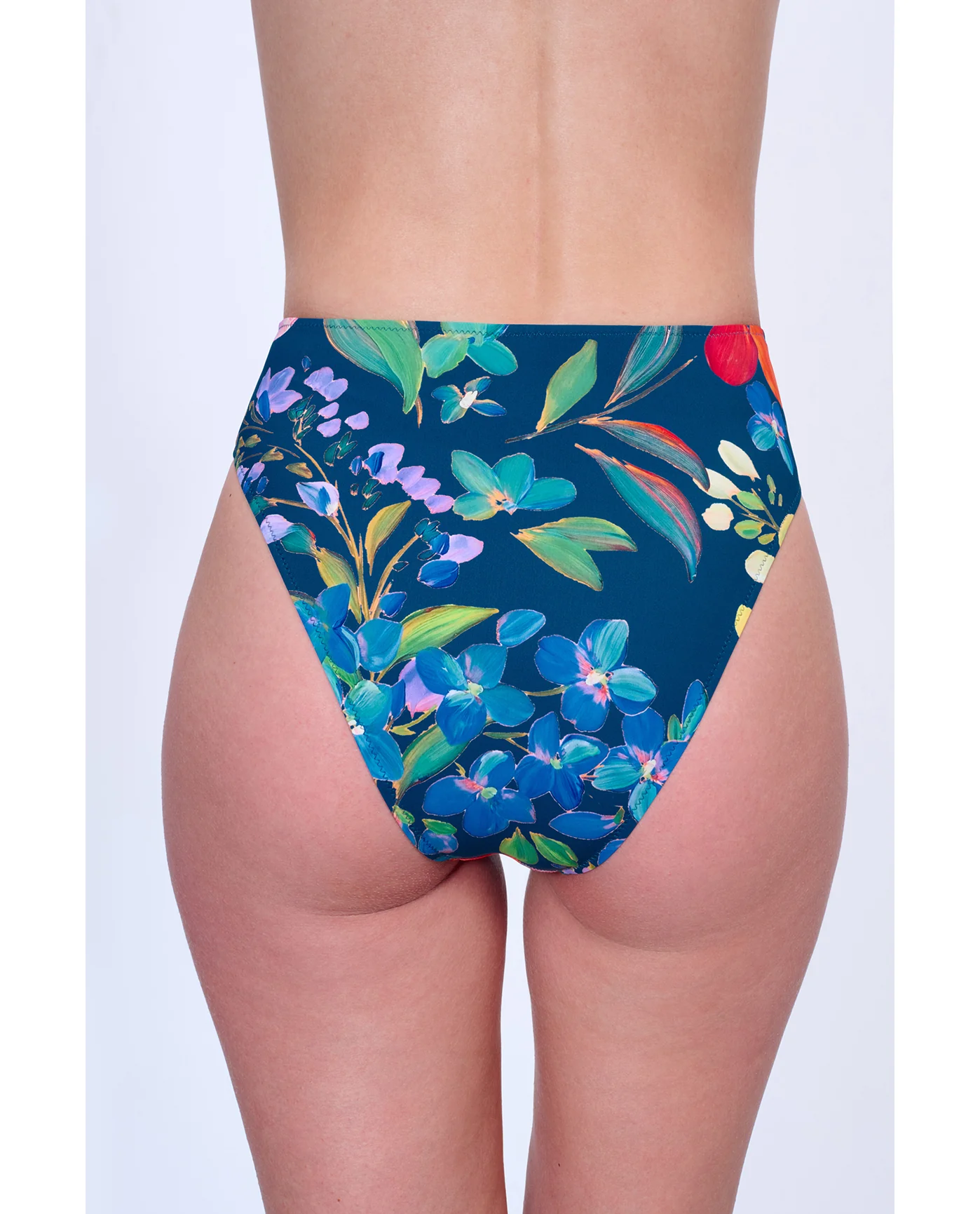 Garden Dream High Waist Bikini Bottom - Image 3