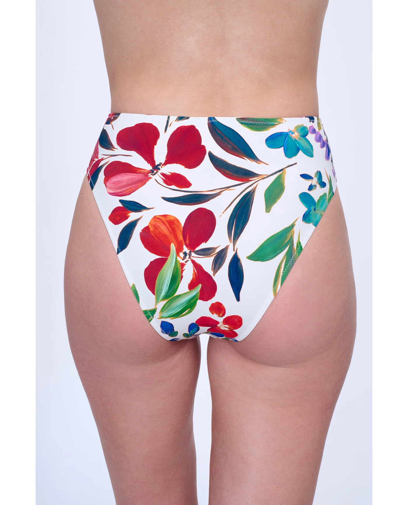 Garden Dream High Waist Bikini Bottom - Image 3