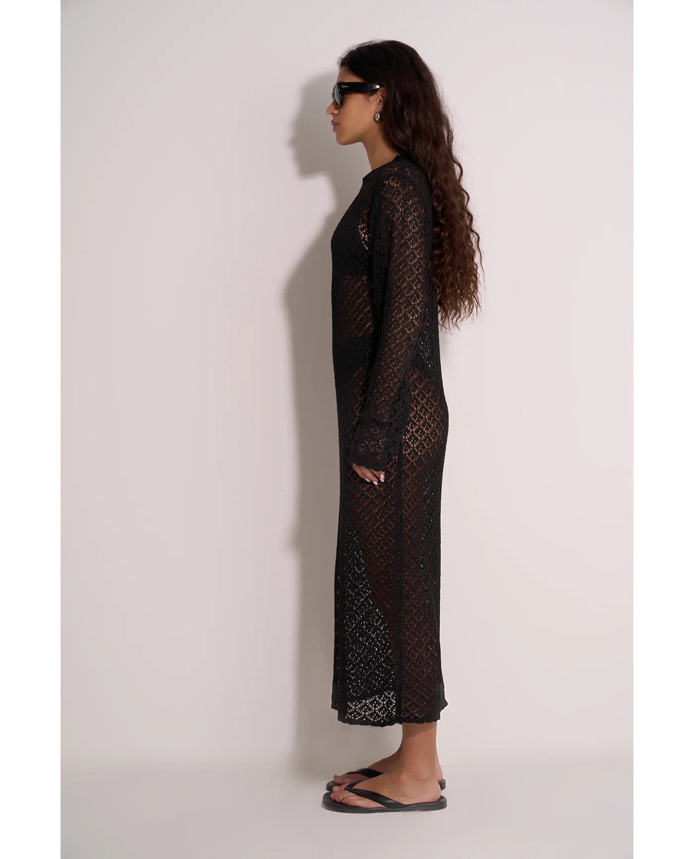 Isabel Crochet Cover-Up Dress - Image 3