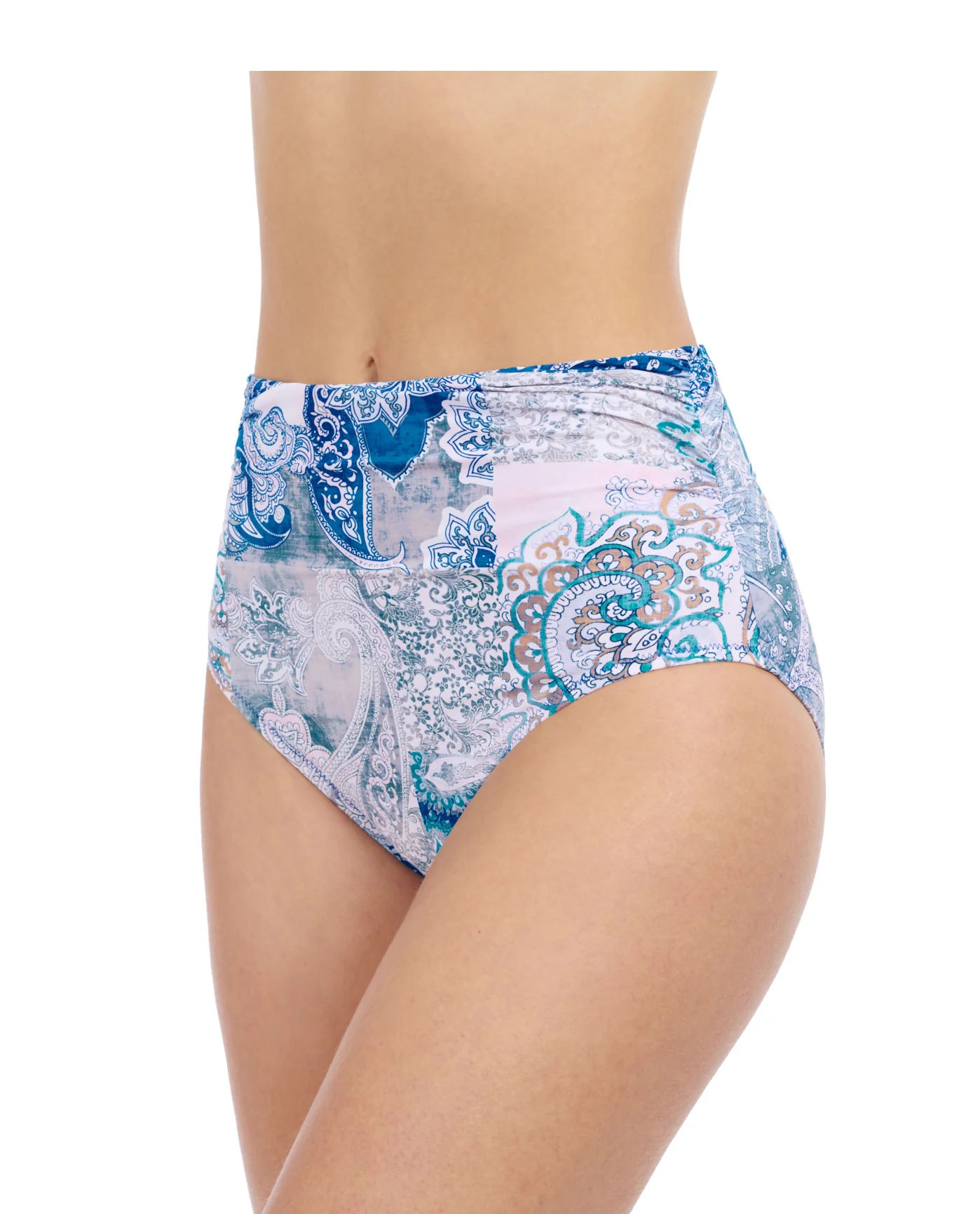 Karma Shirred High Waist Swim Bottom - Image 3