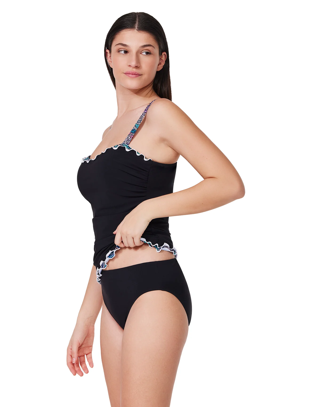Layla Tricolore E-Cup Tankini Top - Image 10