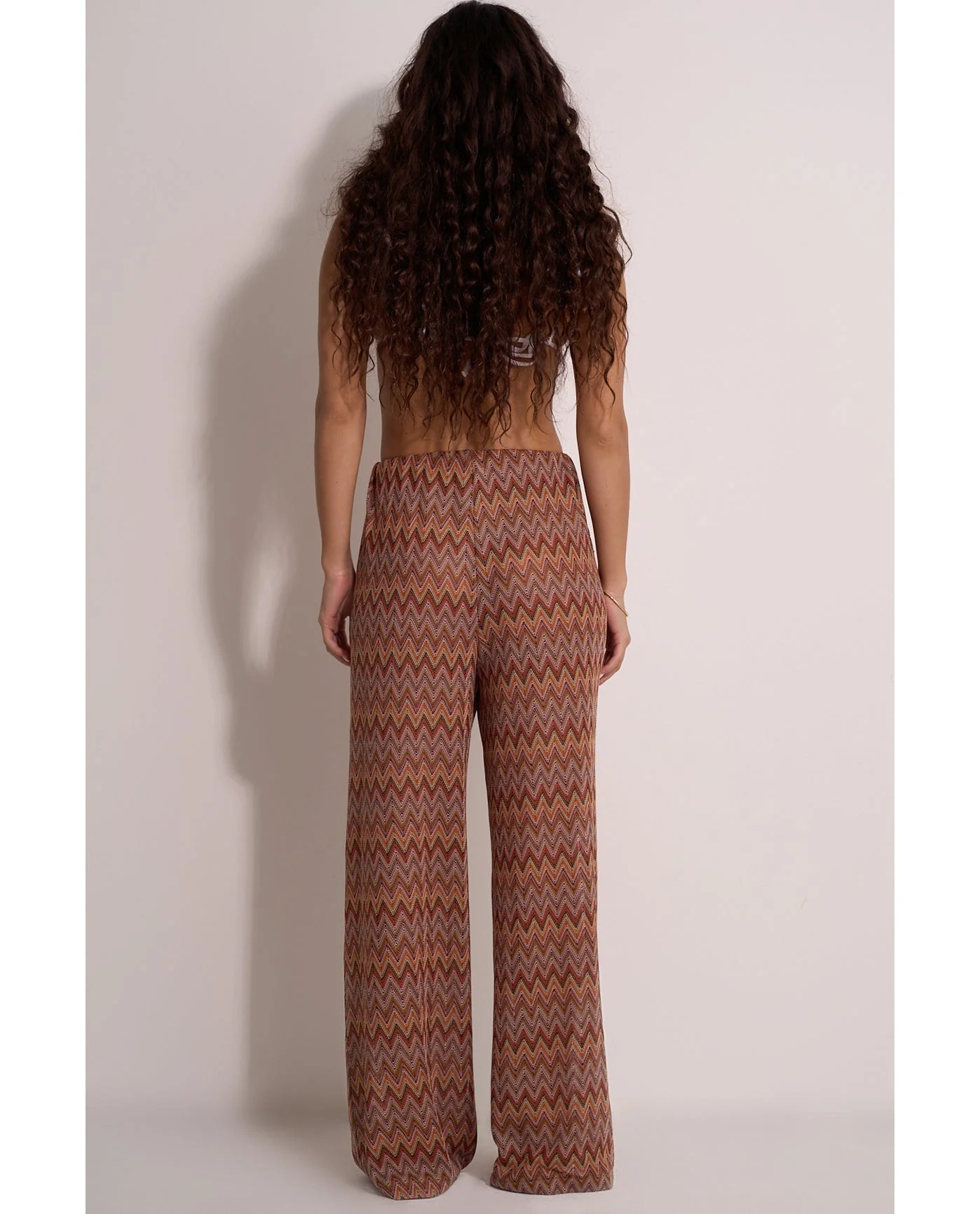 Desert Mirage High Waist Wide Leg Beach Pants - Image 2