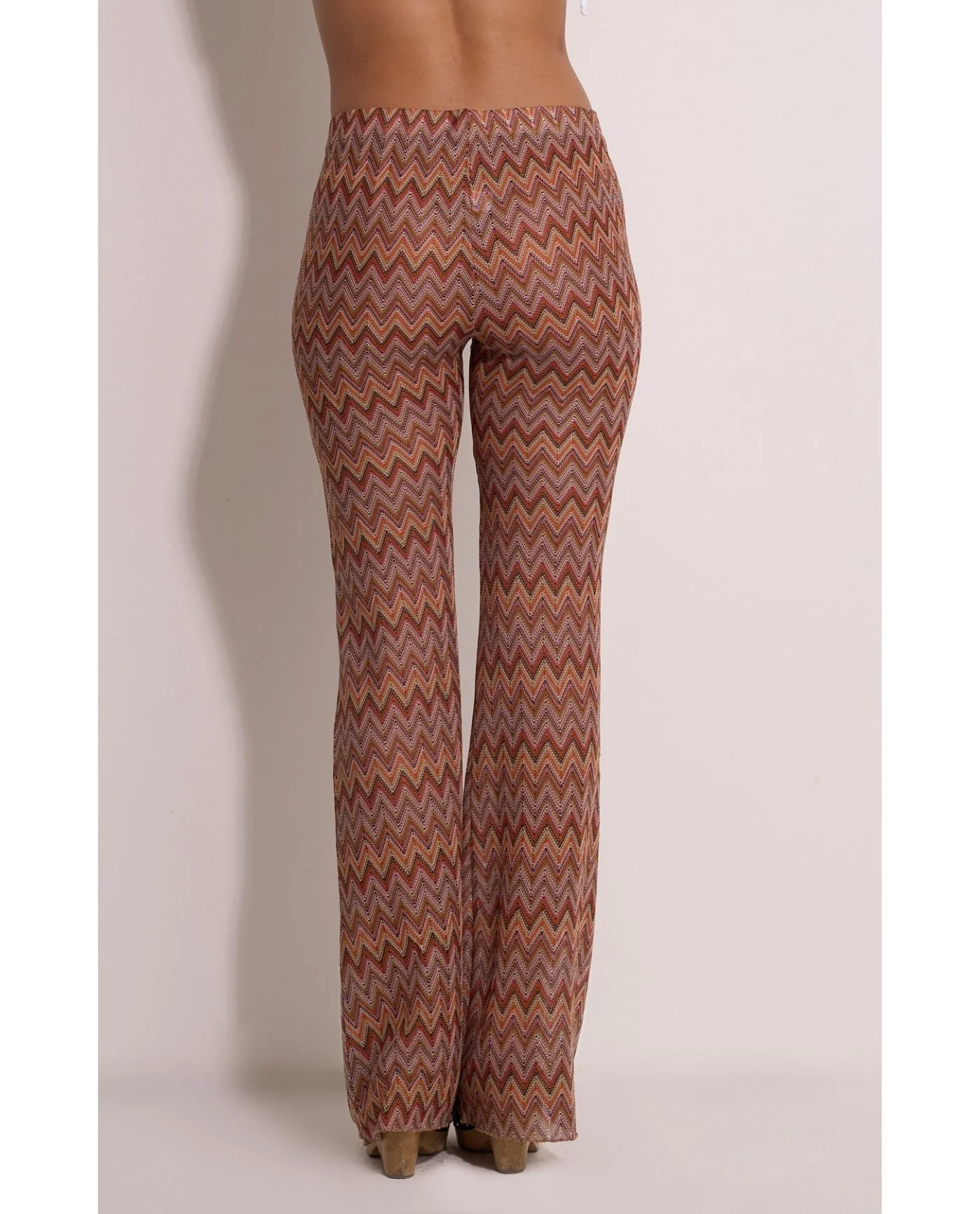 Desert Mirage High Waist Flare Beach Pants - Image 2
