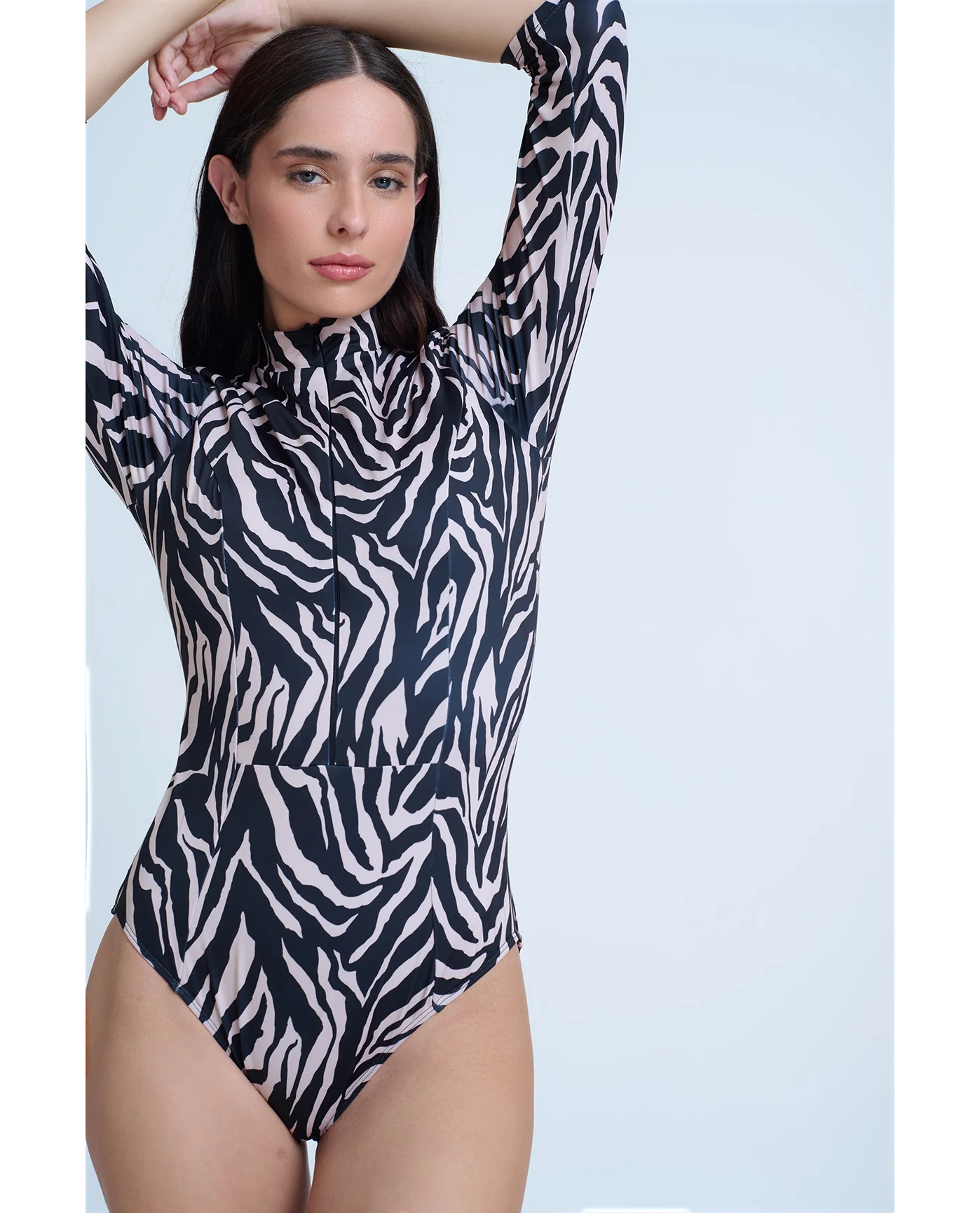 Modest 3/4 Sleeve One Piece Rashguard - Image 5