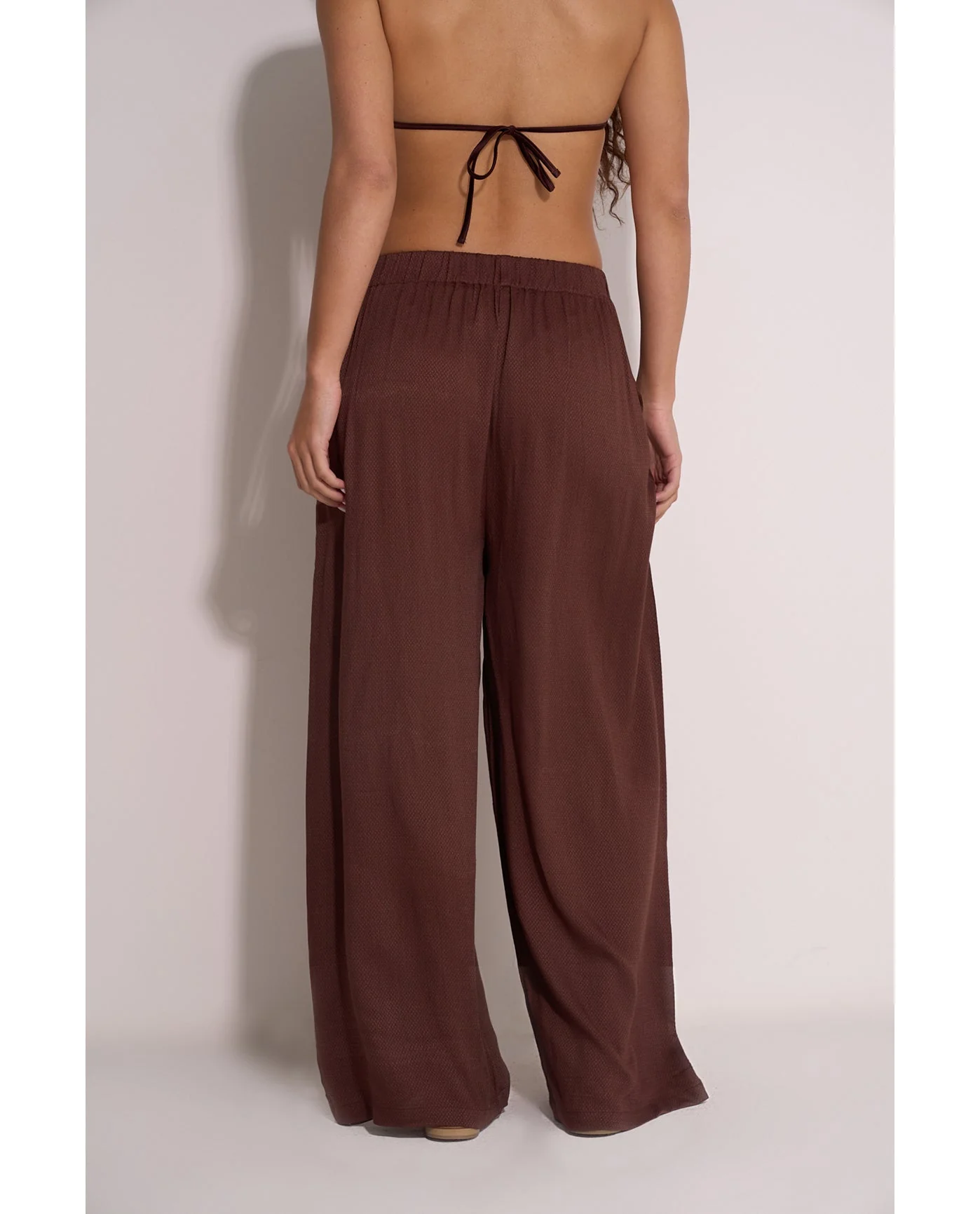 Satin Shore High Waist Beach Pant Cover-Up - Image 2