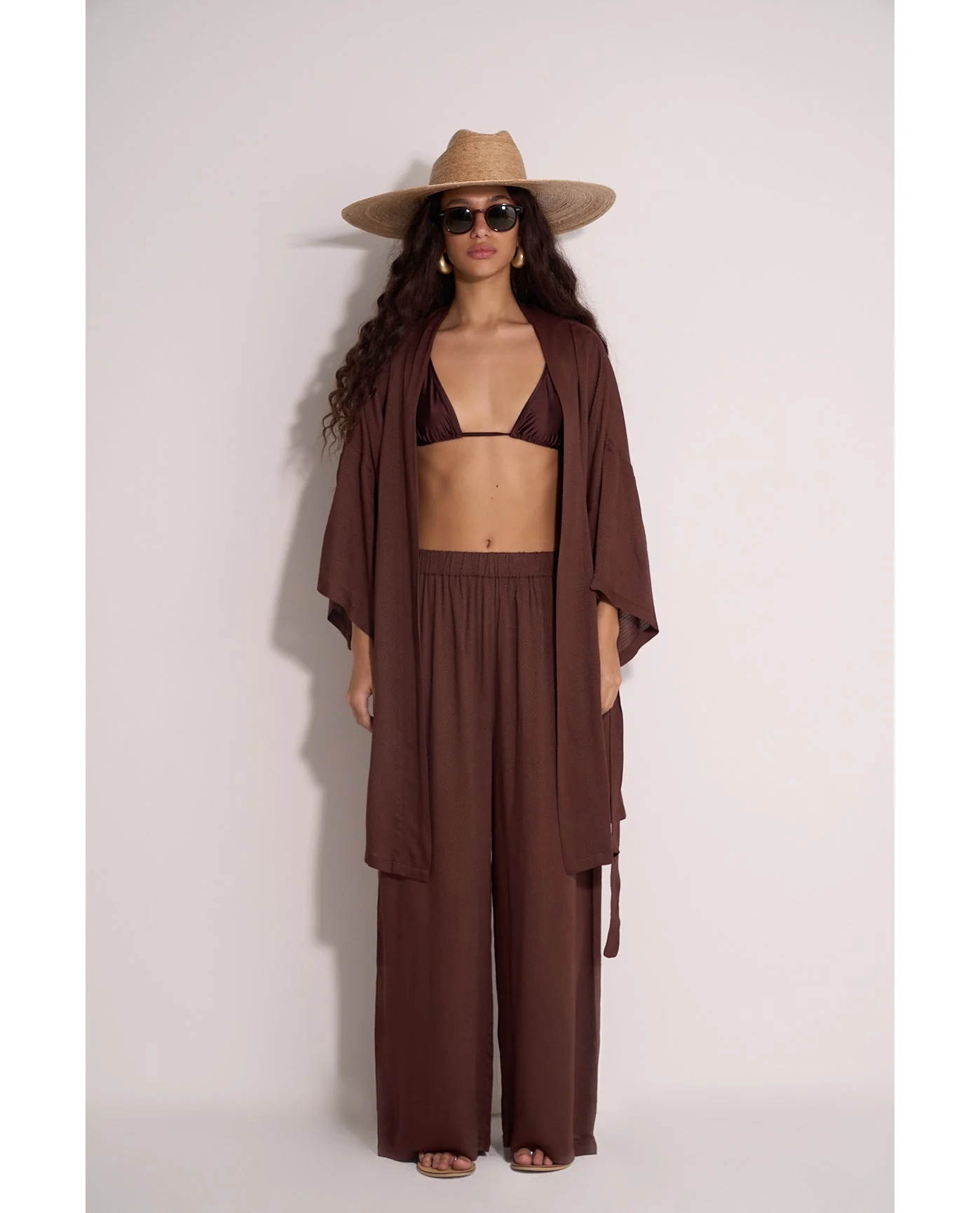 Satin Shore High Waist Beach Pant Cover-Up - Image 4