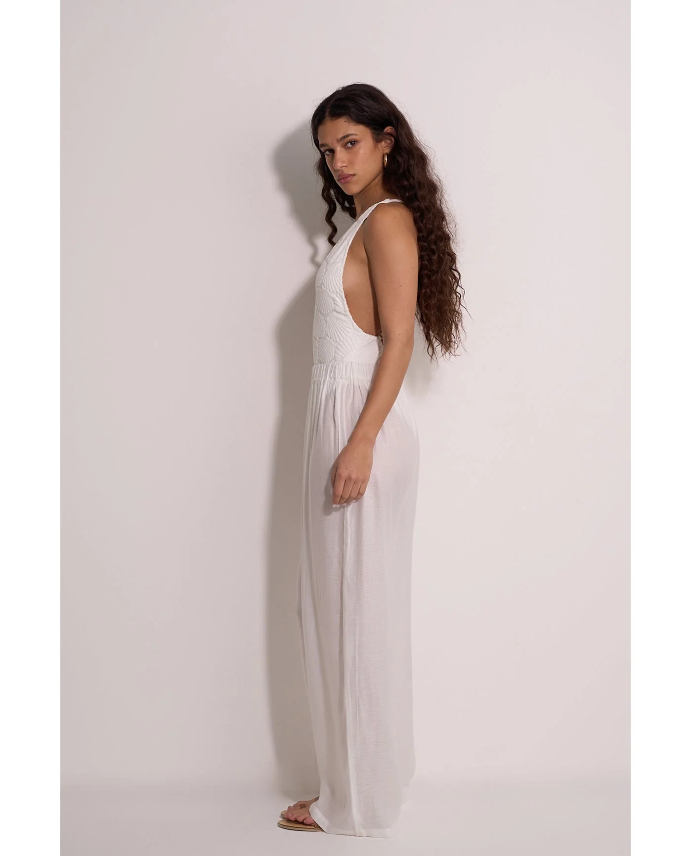 Satin Shore High Waist Beach Pant Cover-Up - Image 3
