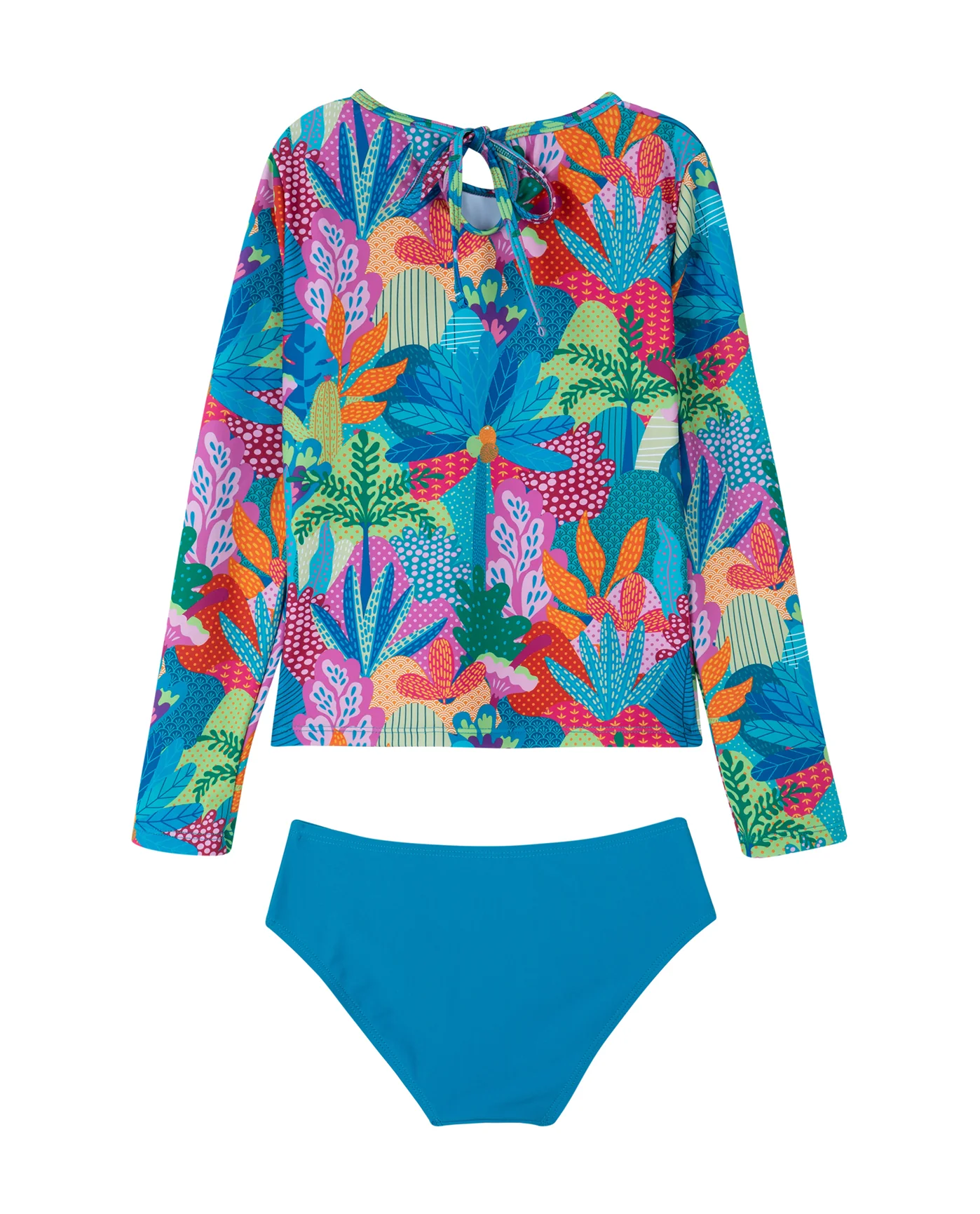 Ocean Blooms Long Sleeve Rash Guard Set - Image 2