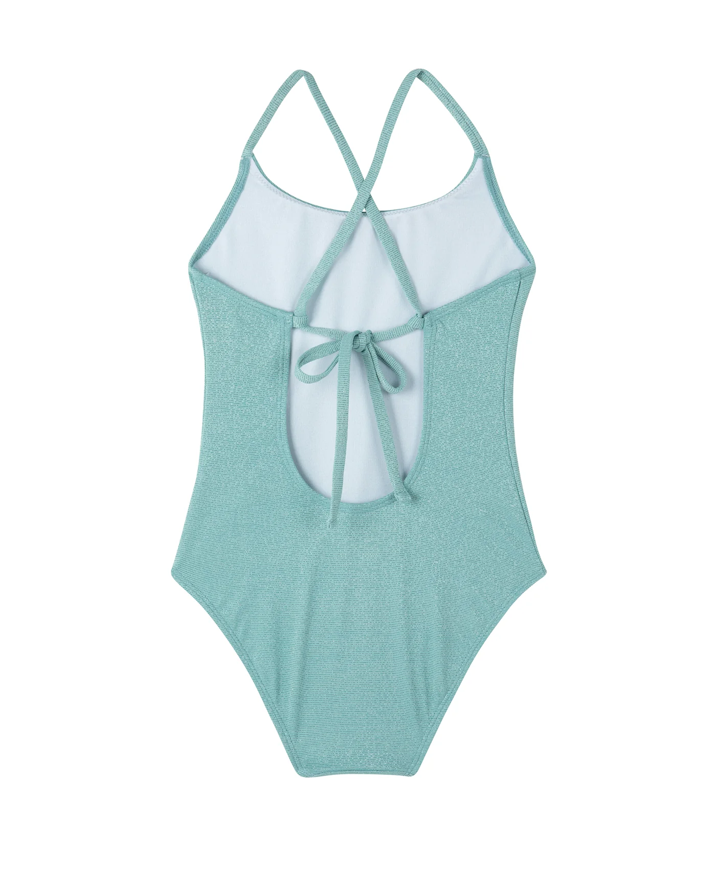 Sparkles Criss Cross Tie Back One Piece - Image 2