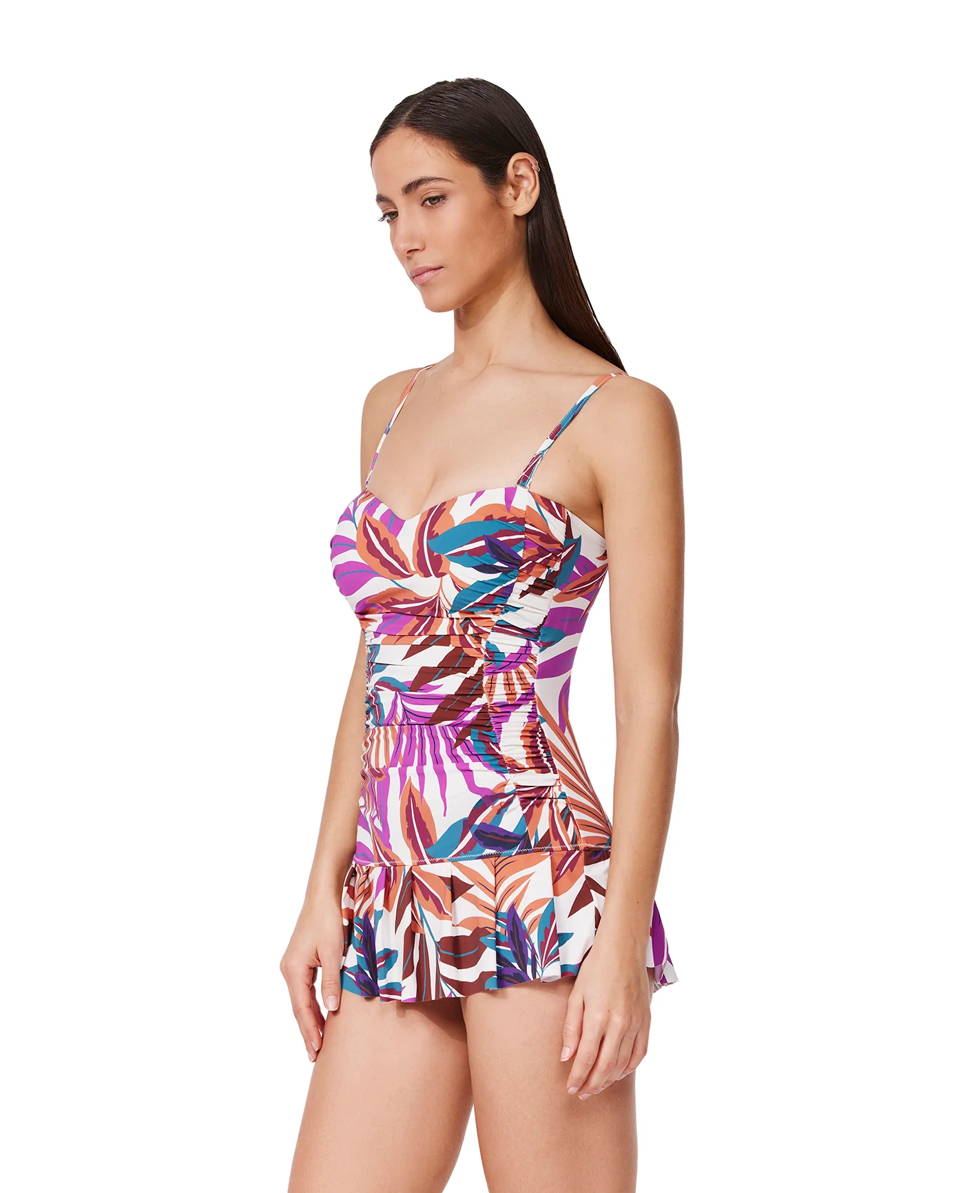 Plantopia Bandeau Swimdress   -Multi - Image 3