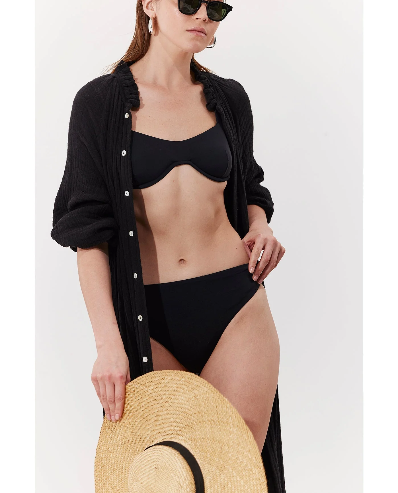 Cloudshore Ruffle Collar Dress Cover-Up - Image 6