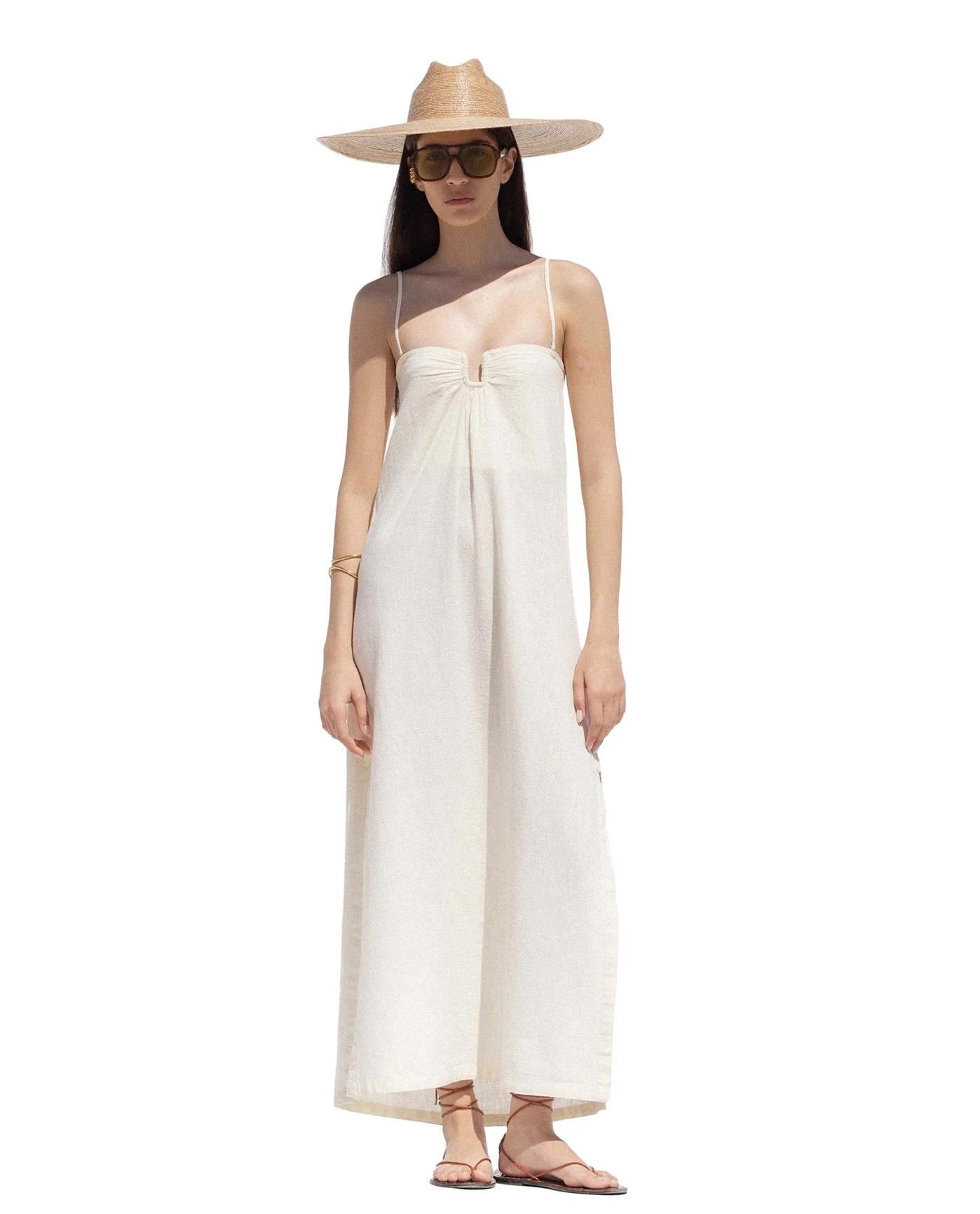 Terra Bandeau U Wire Midi Dress Cover-Up