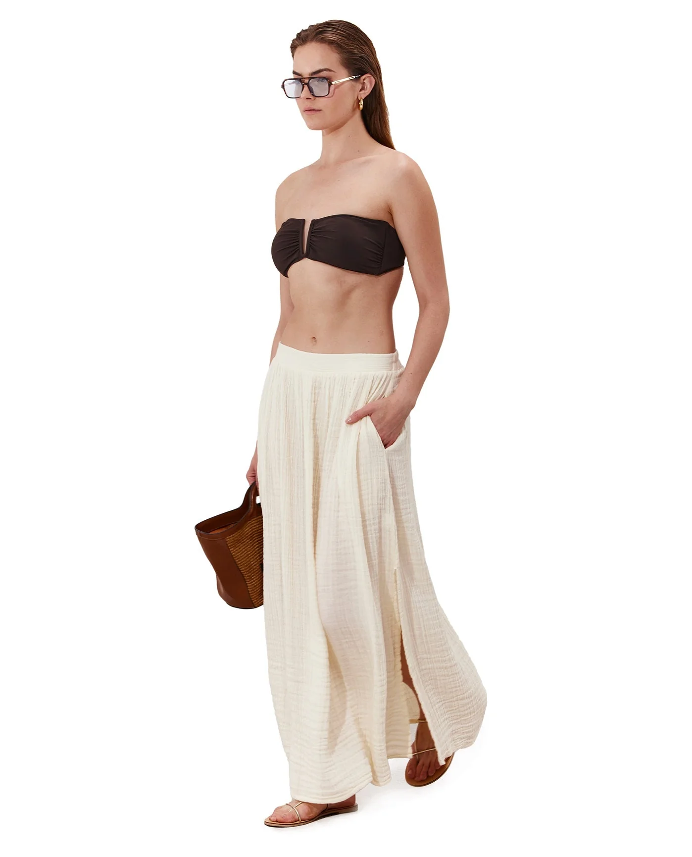 Cloudshore Midi Skirt Cover-Up