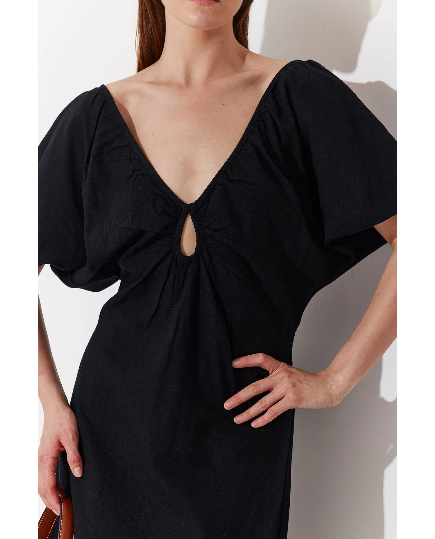 Terra Puff Sleeve Midi Dress Cover-Up - Image 4