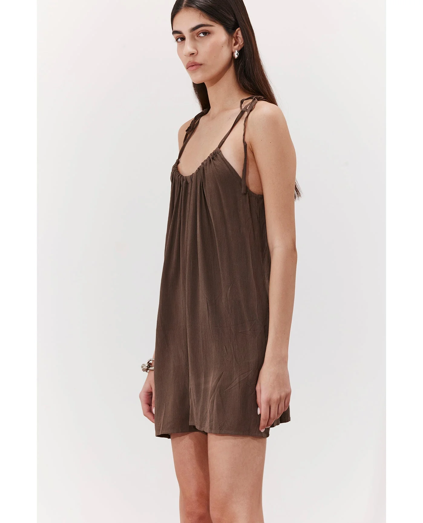 Solena Crêpe High Neck Romper Cover-Up - Image 6