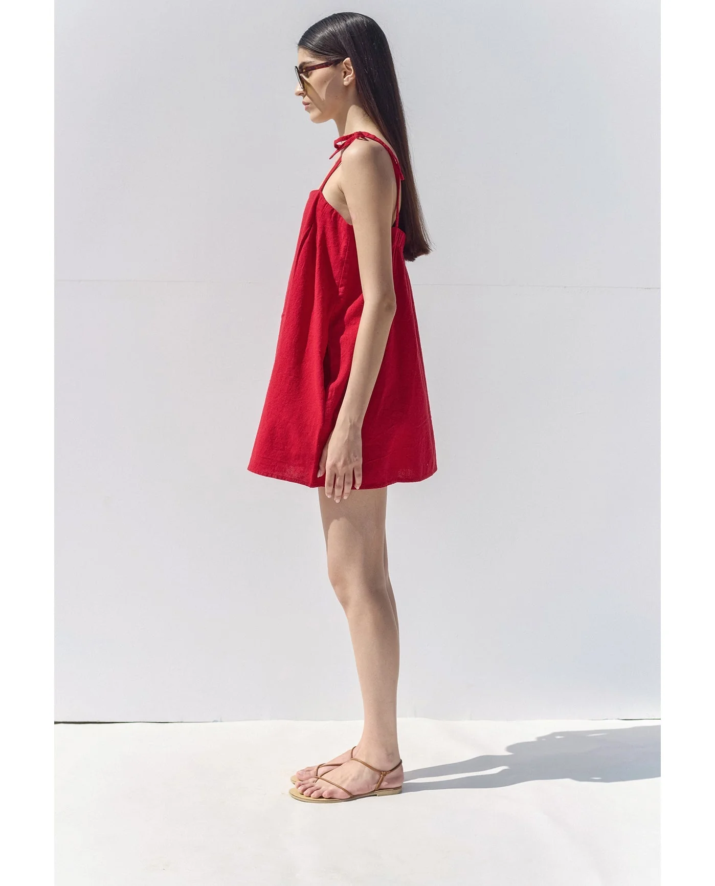 Terra Square Neck Mini Dress Cover-Up - Image 3