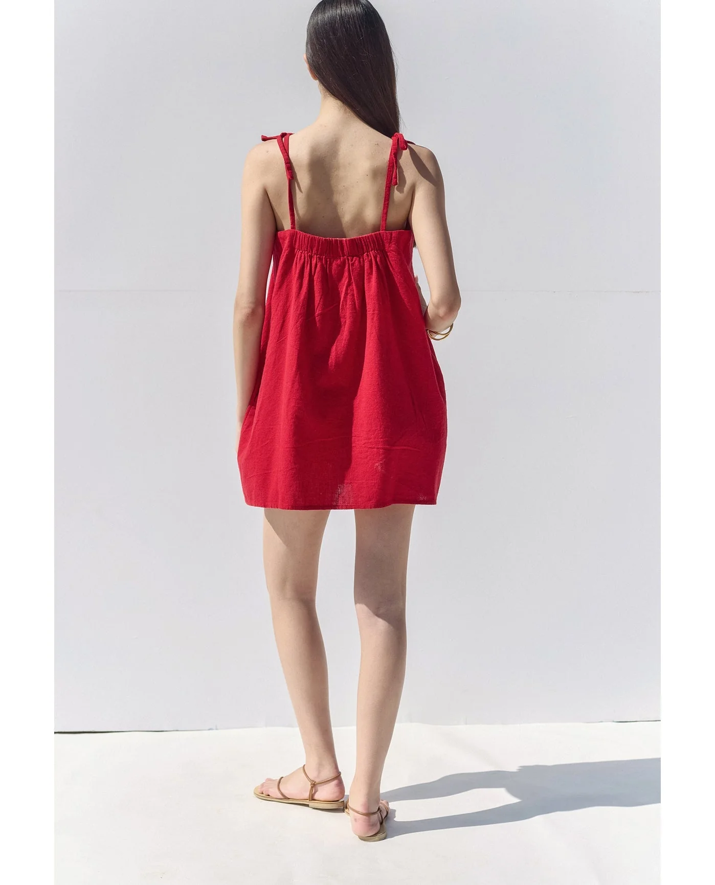 Terra Square Neck Mini Dress Cover-Up - Image 4