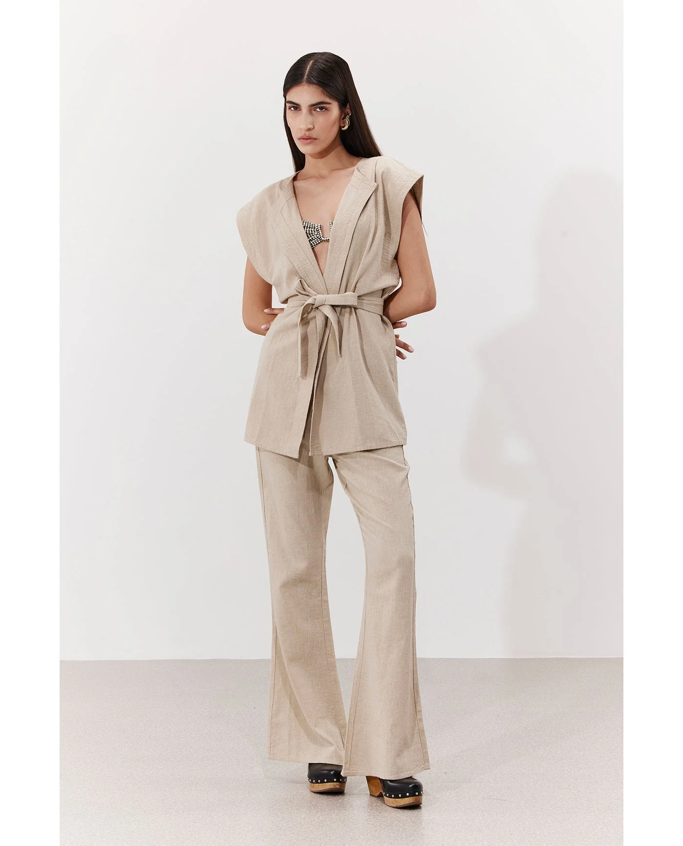 Terra Sleeveless Vest Cover-Up - Image 5
