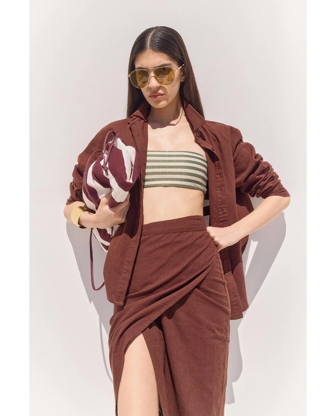 Terra Sarong Style Wrap Skirt Cover-Up - Image 5
