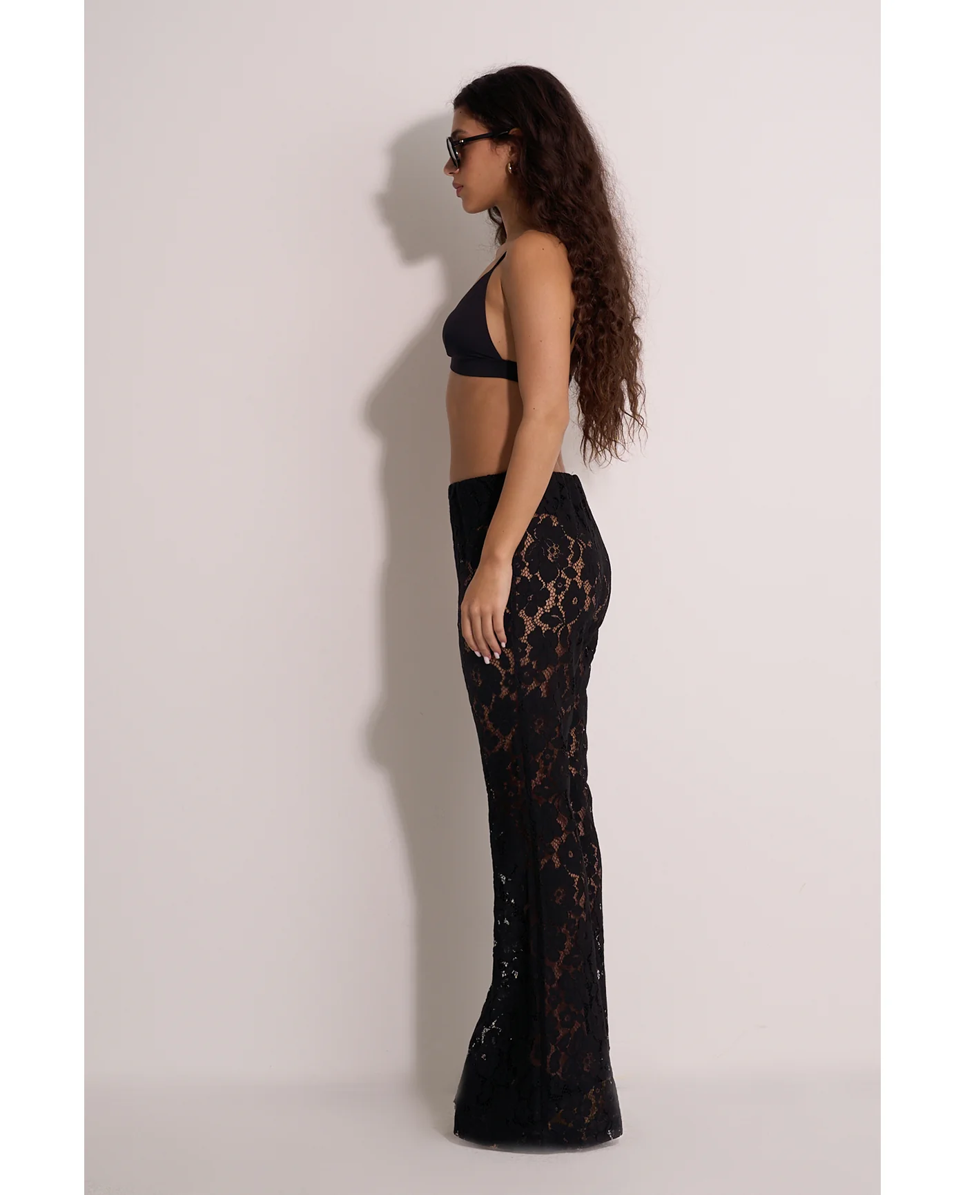 Saint Tropez Floral Lace Cover-Up Pants - Image 2
