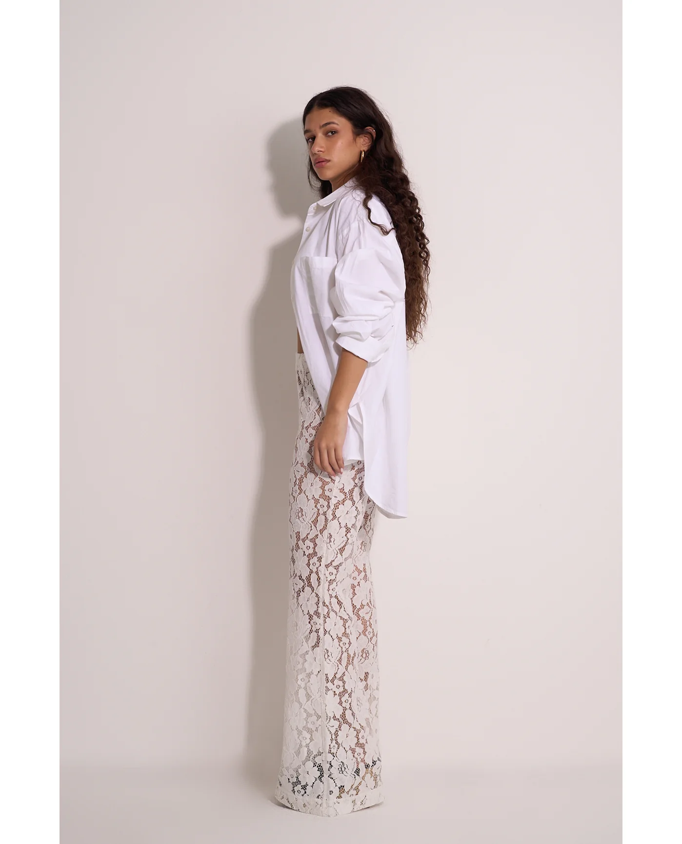Saint Tropez Floral Lace Cover-Up Pants - Image 2