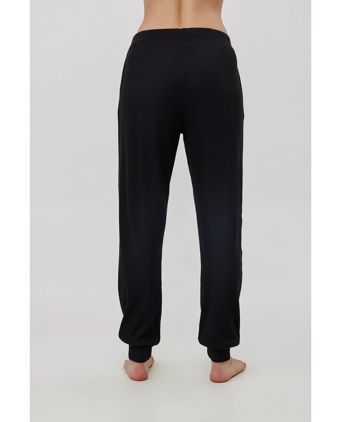 Sandy Days Loungewear Jogger Bottoms -Black - Image 2