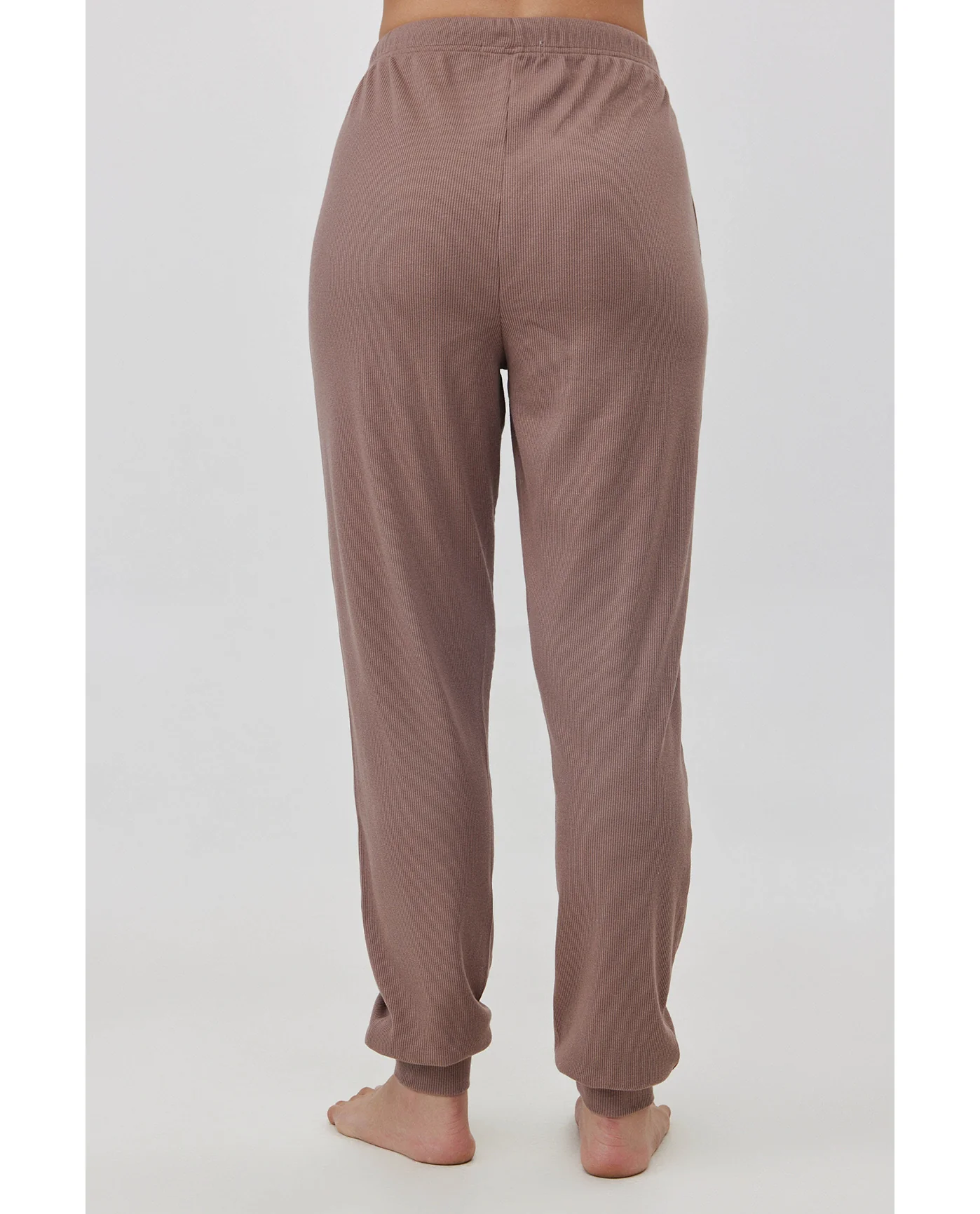Sandy Days Loungewear Jogger Bottoms -Coffee - Image 2