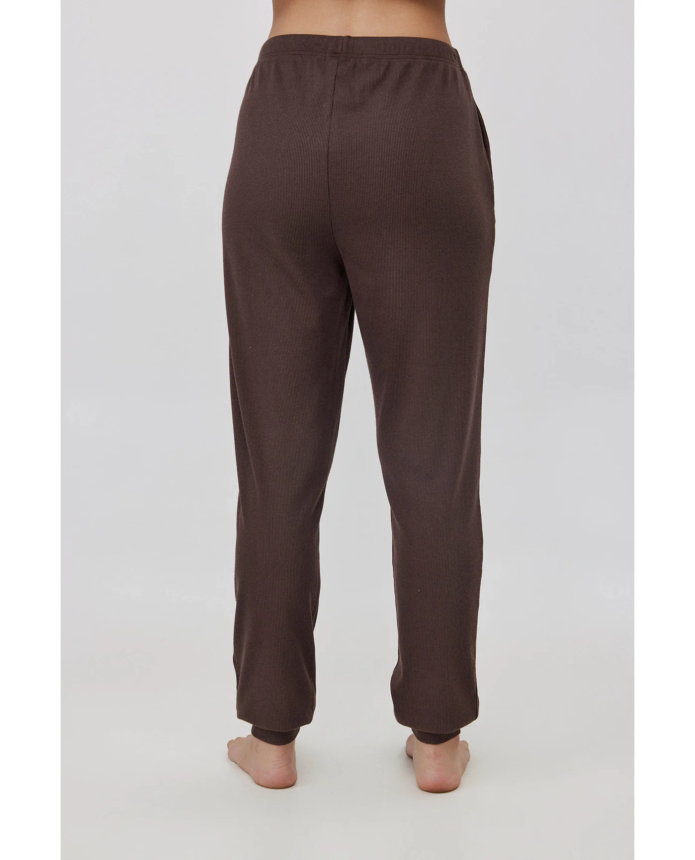 Sandy Days Loungewear Jogger Bottoms -Dark / bro - Image 2