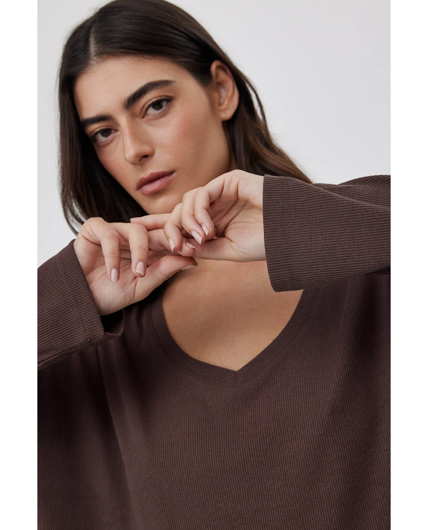 Sandy Days Loungewear Top -Dark / bro - Image 4