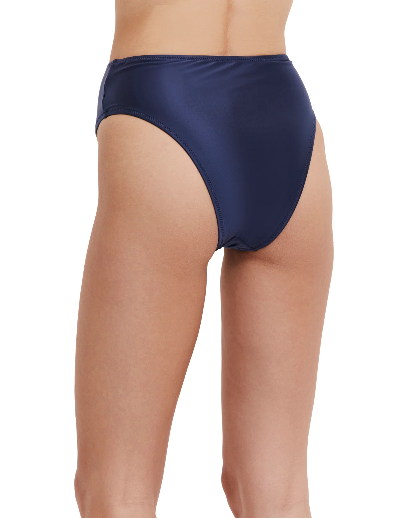 Satin Touch High Rise High Leg Bikini Bottom - Image 2
