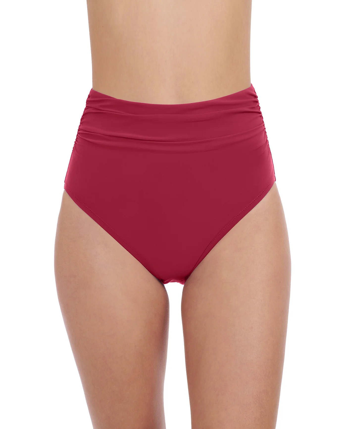 Tutti Frutti Shirred High Waist Swim Bottom