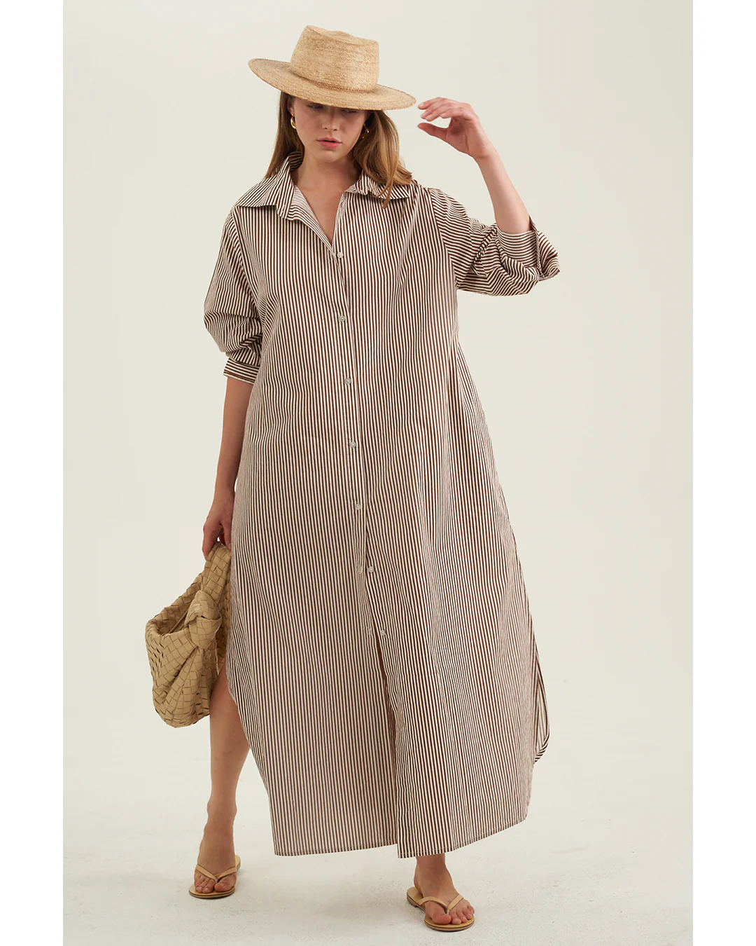 Cotton Shirt Dress - Image 2