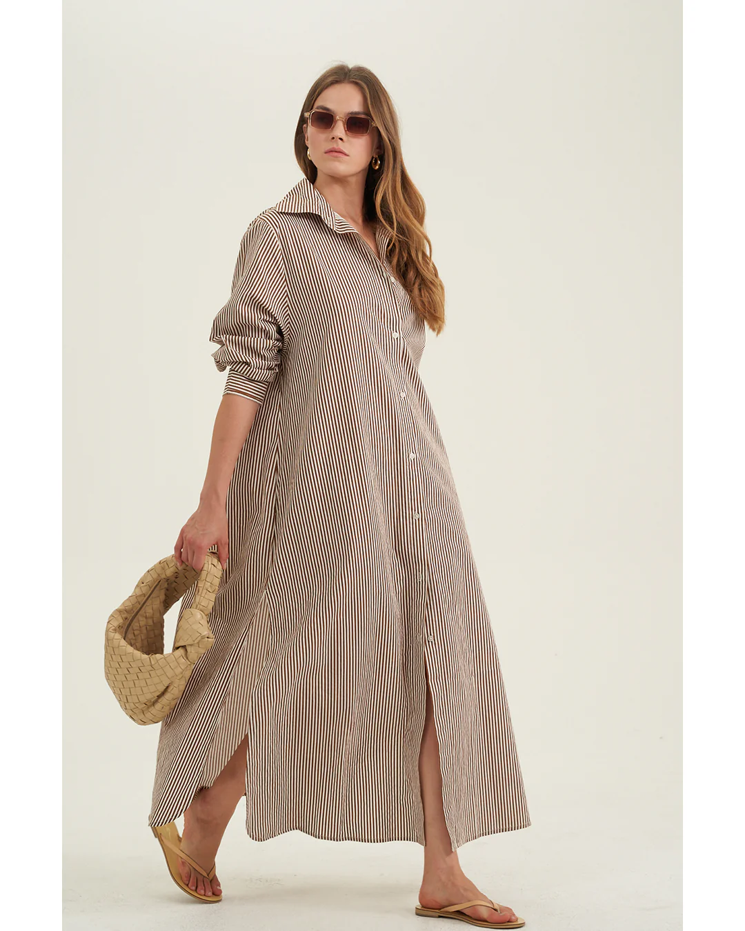 Cotton Shirt Dress - Image 3