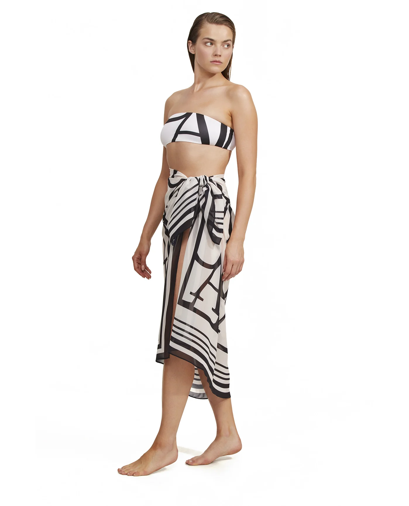 Signature Pareo -Blk/crm - Image 4